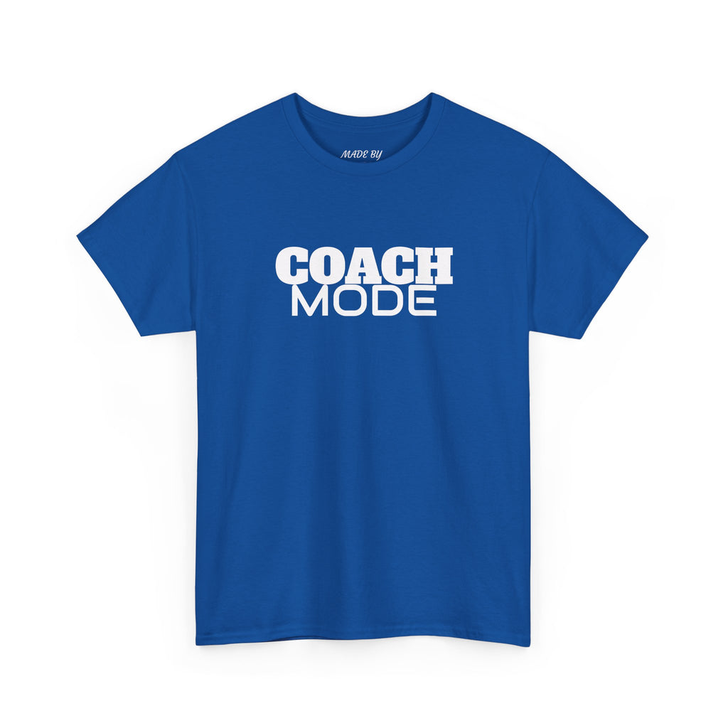Adults 'Coach Mode' Tee — Classic Cotton T-Shirt