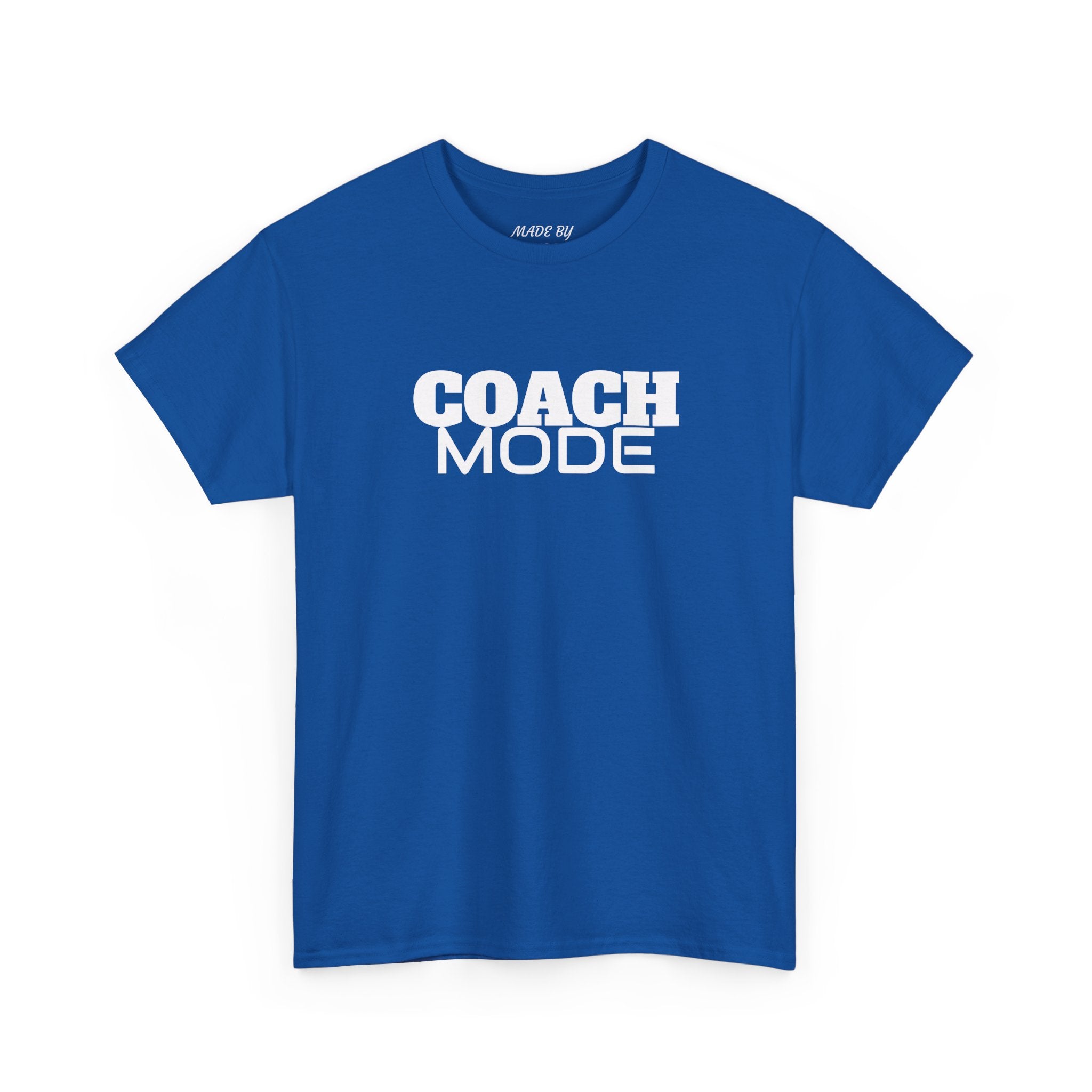 Adults 'Coach Mode' Tee — Classic Cotton T-Shirt