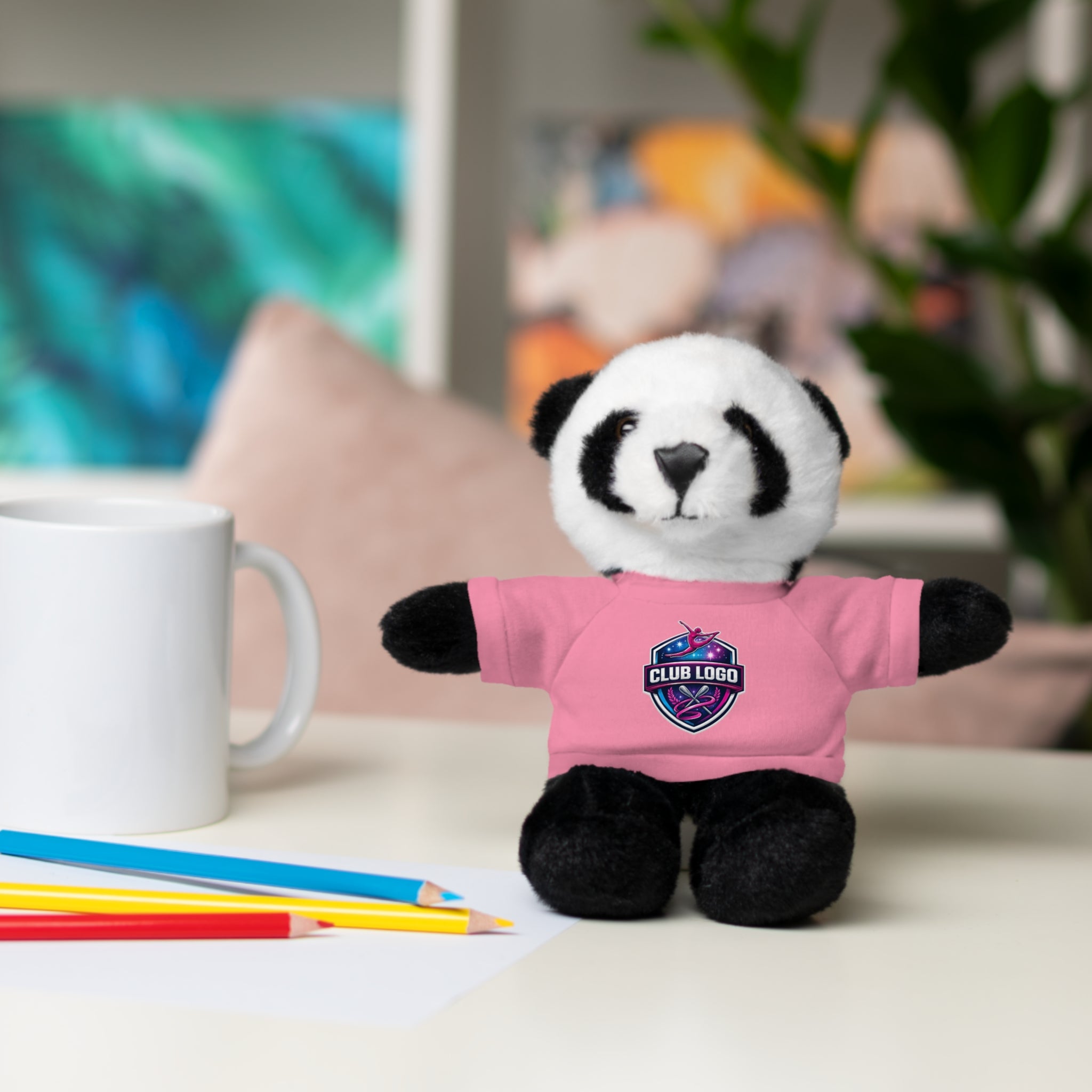 Custom Logo Teddy Bear with Personalized Tee — Plush Gift for Events