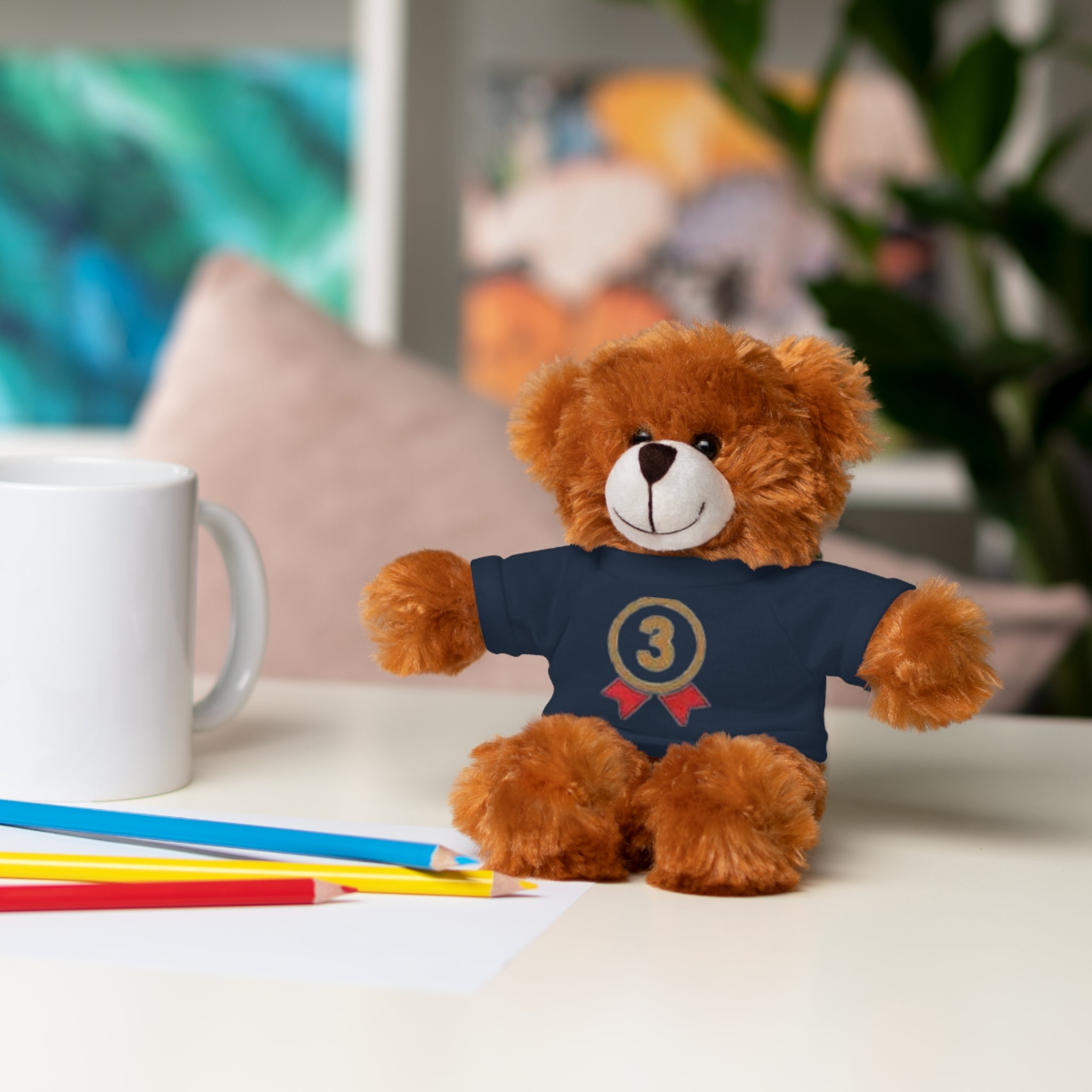 3rd Place Gymnastics Stuffed Animal with Gymnastics T-Shirt