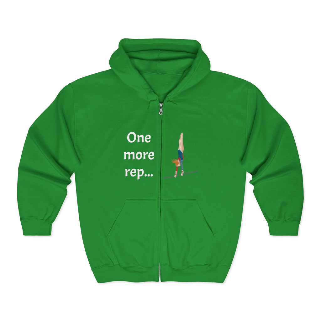 Gym Motivational Zip-Up Hoodie (Adults)