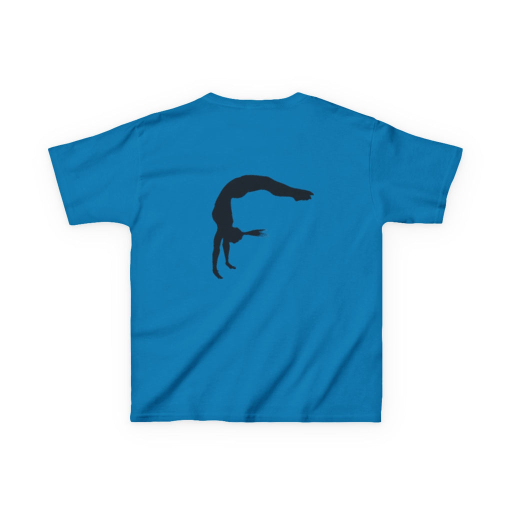 Kids Tee - FEARLESS Gymnastics Shirt with Back Silhouette