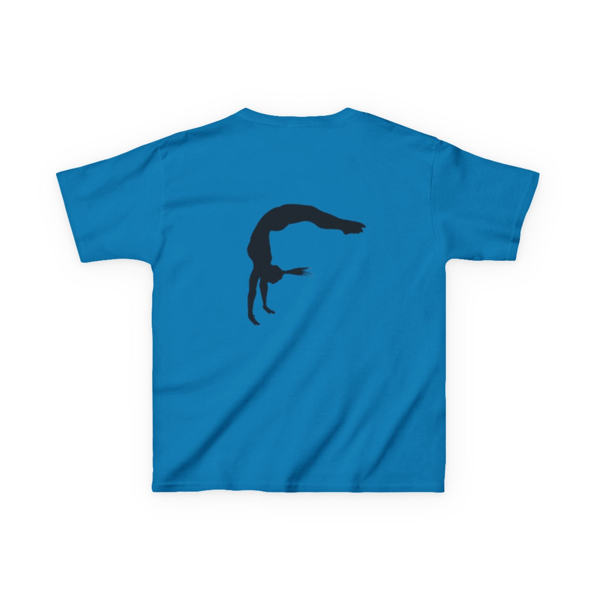 Kids Tee - FEARLESS Gymnastics Shirt with Back Silhouette