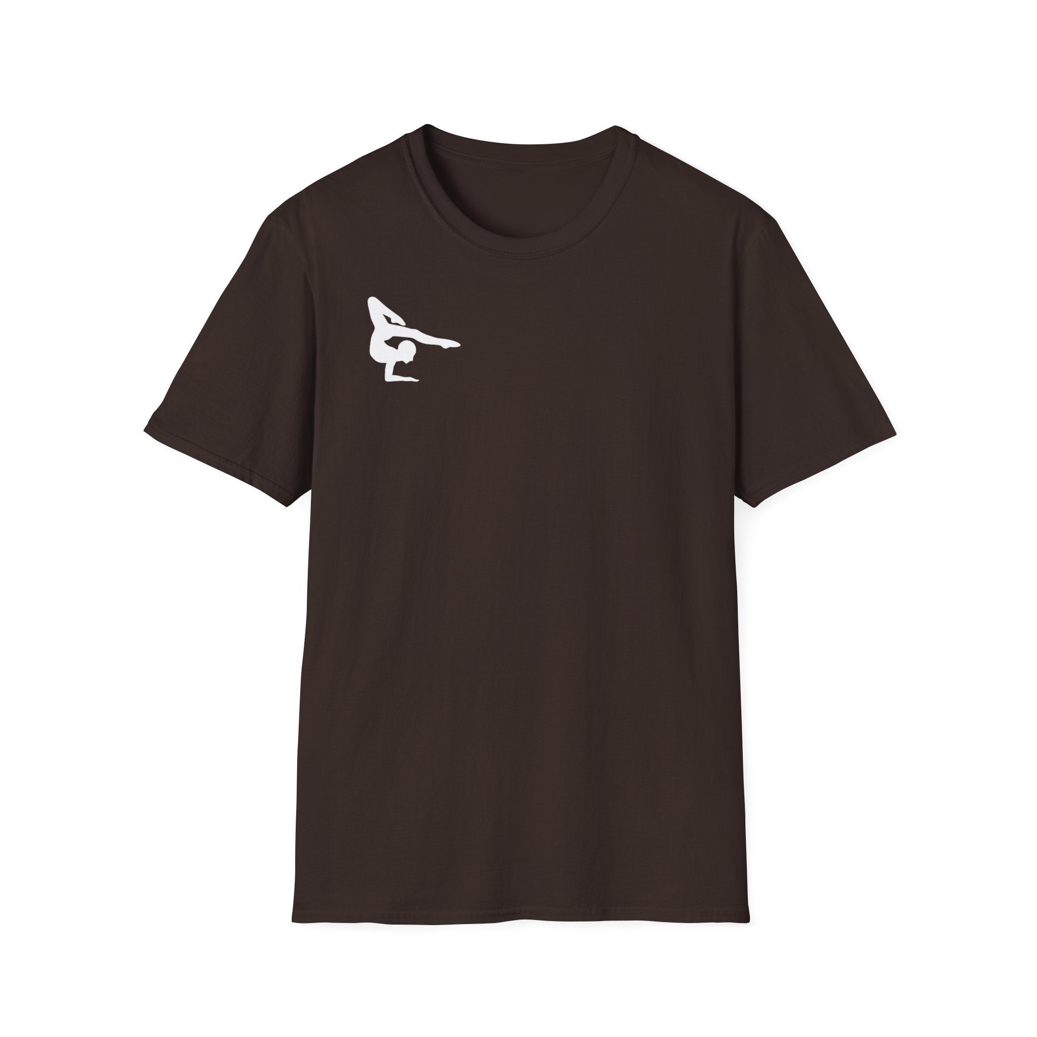 Relentless Gymnastics T-Shirt — Back Silhouette Athletic Tee (Adults)
