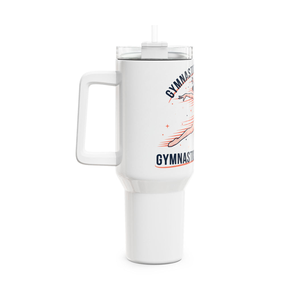 Gymnastics Is My Life 40oz Tumbler — Insulated Athletic Travel Cup