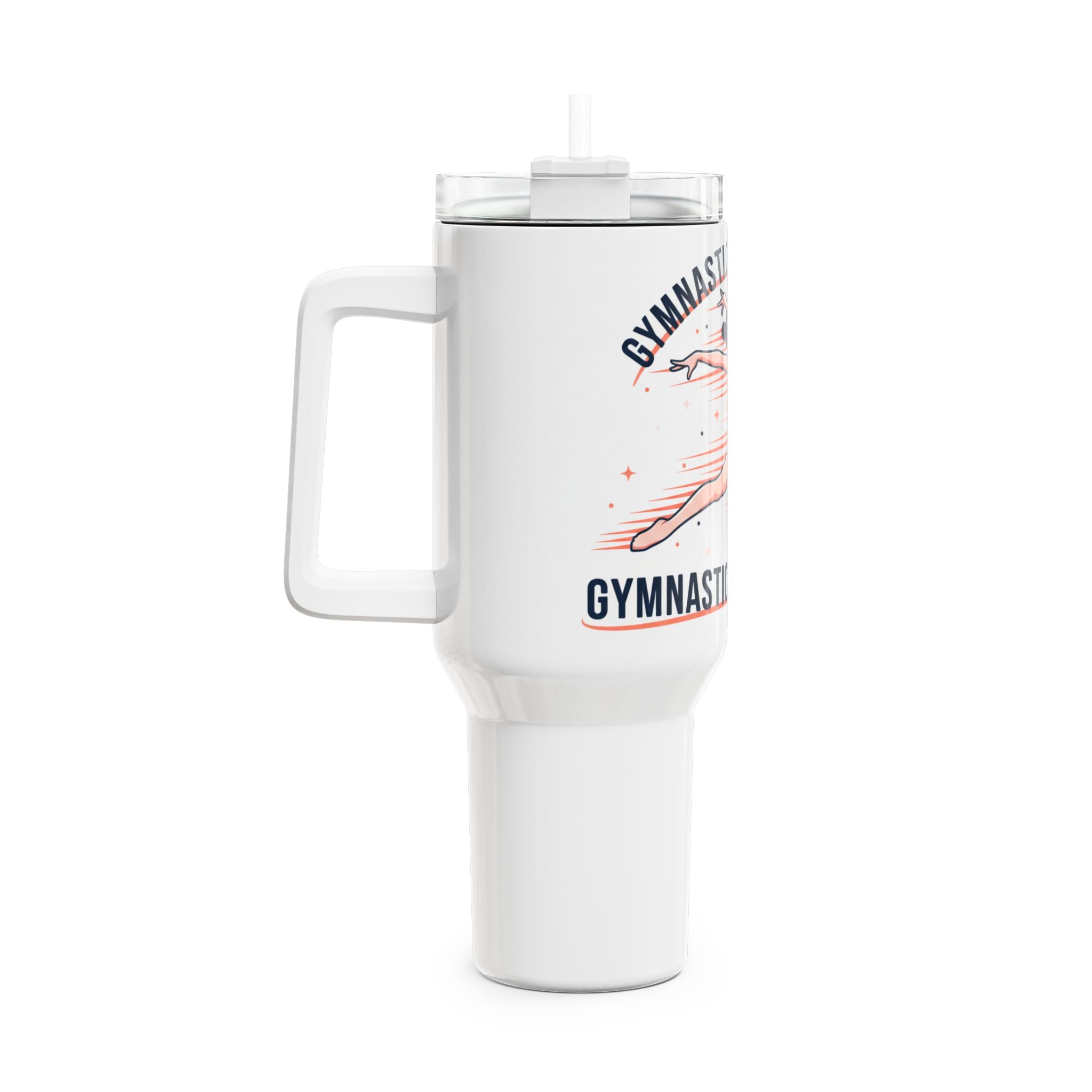 Gymnastics Is My Life 40oz Tumbler — Insulated Athletic Travel Cup