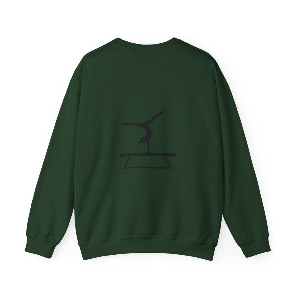 FOCUS Gymnastics Crewneck Sweatshirt — Balance Beam Silhouette (Adults)