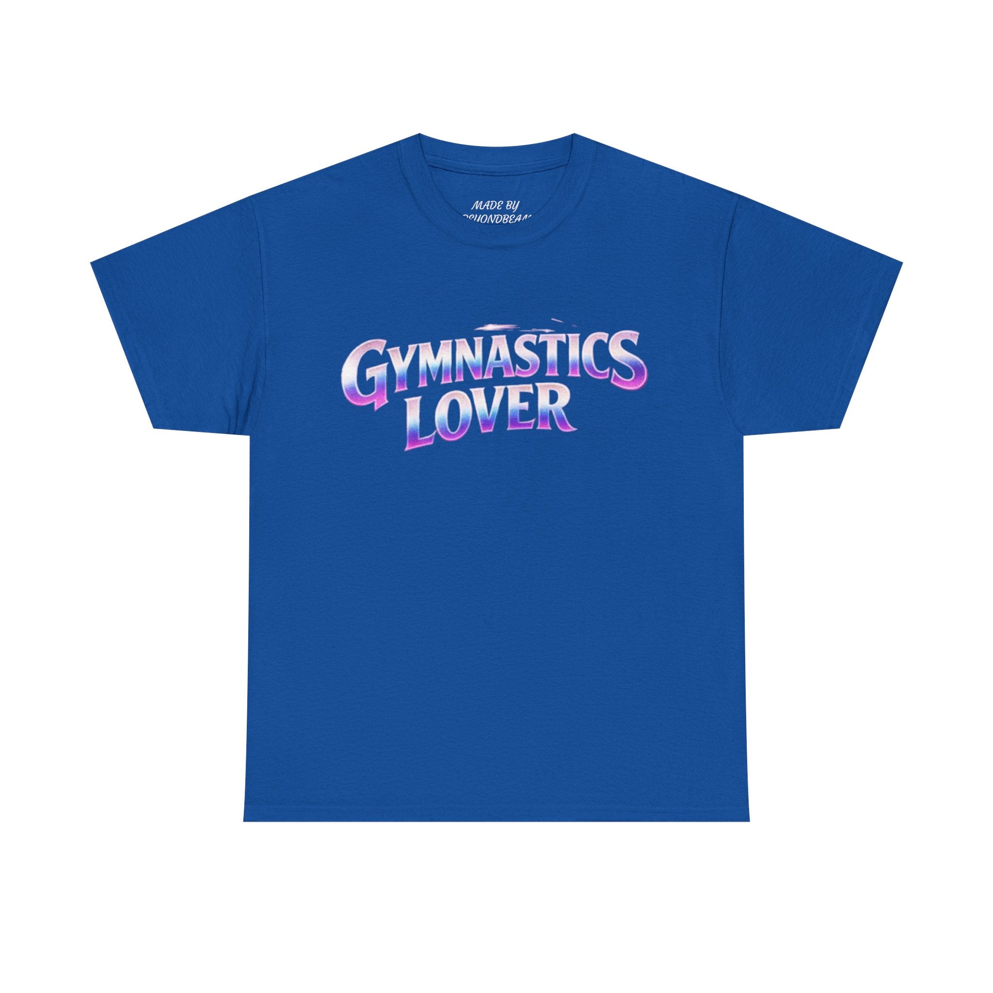 Adults Gymnastics Lover Tee — Retro Iridescent Graphic T-Shirt for Gymnastics Fans