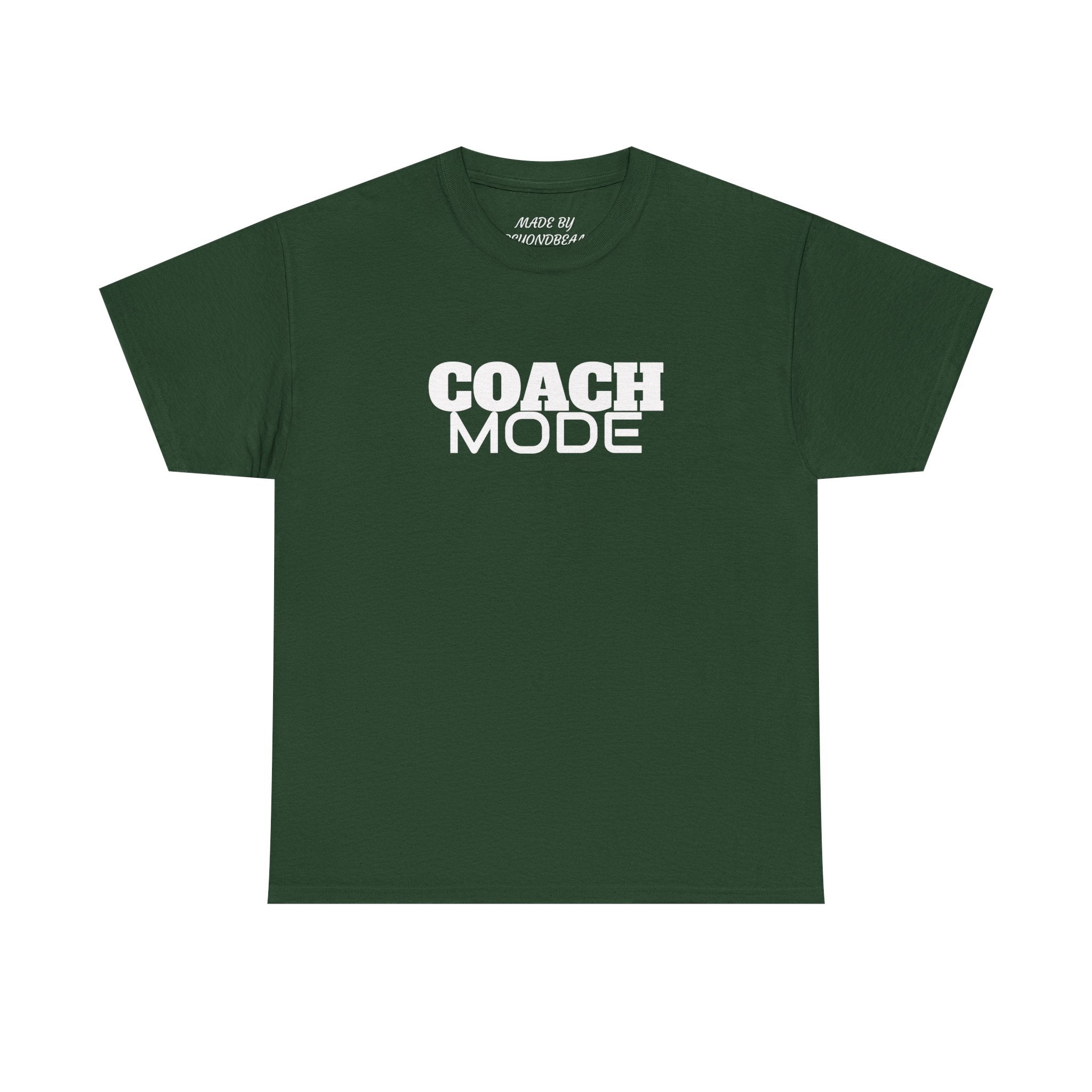 Adults 'Coach Mode' Tee — Classic Cotton T-Shirt