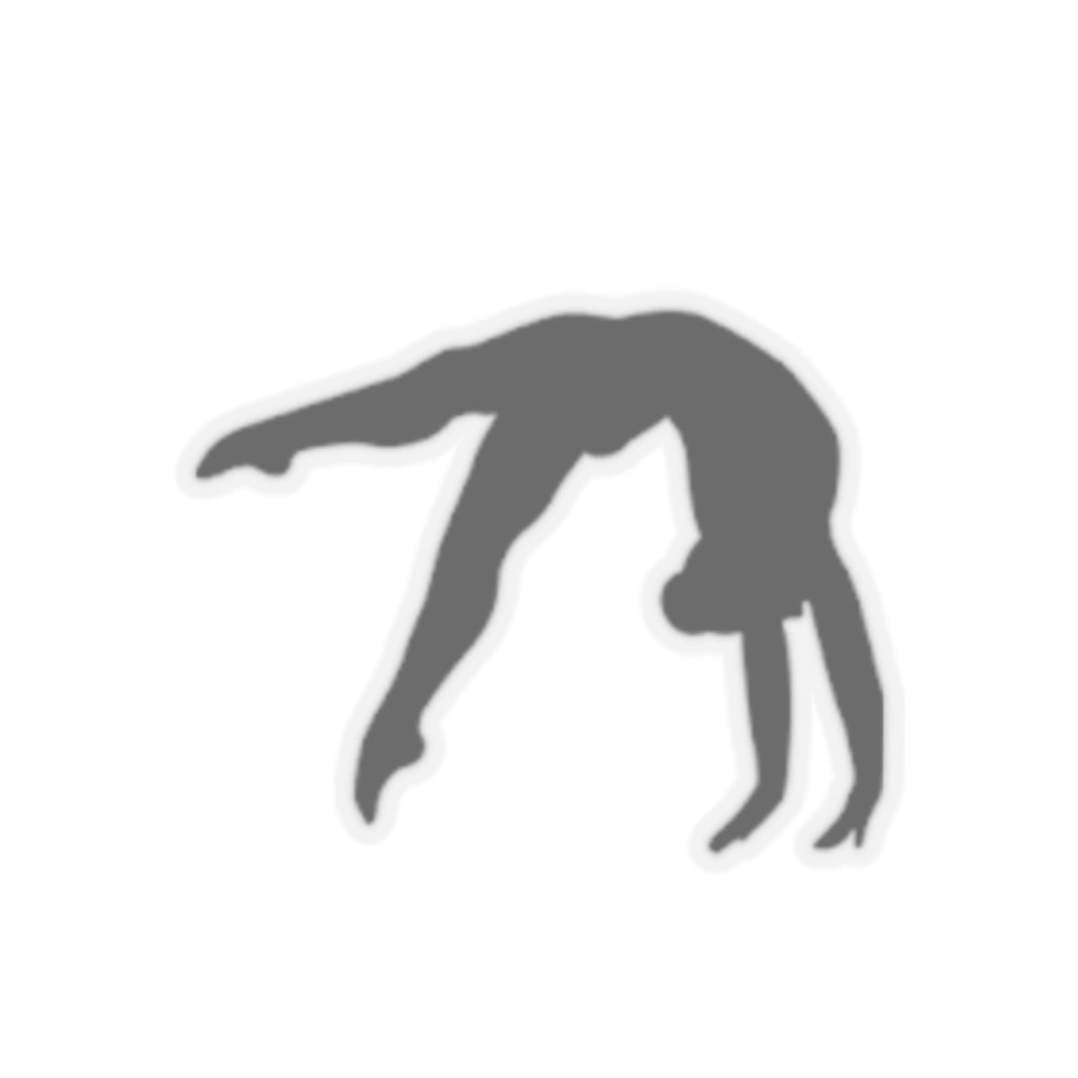 Back Flip Gymnastics Stickers