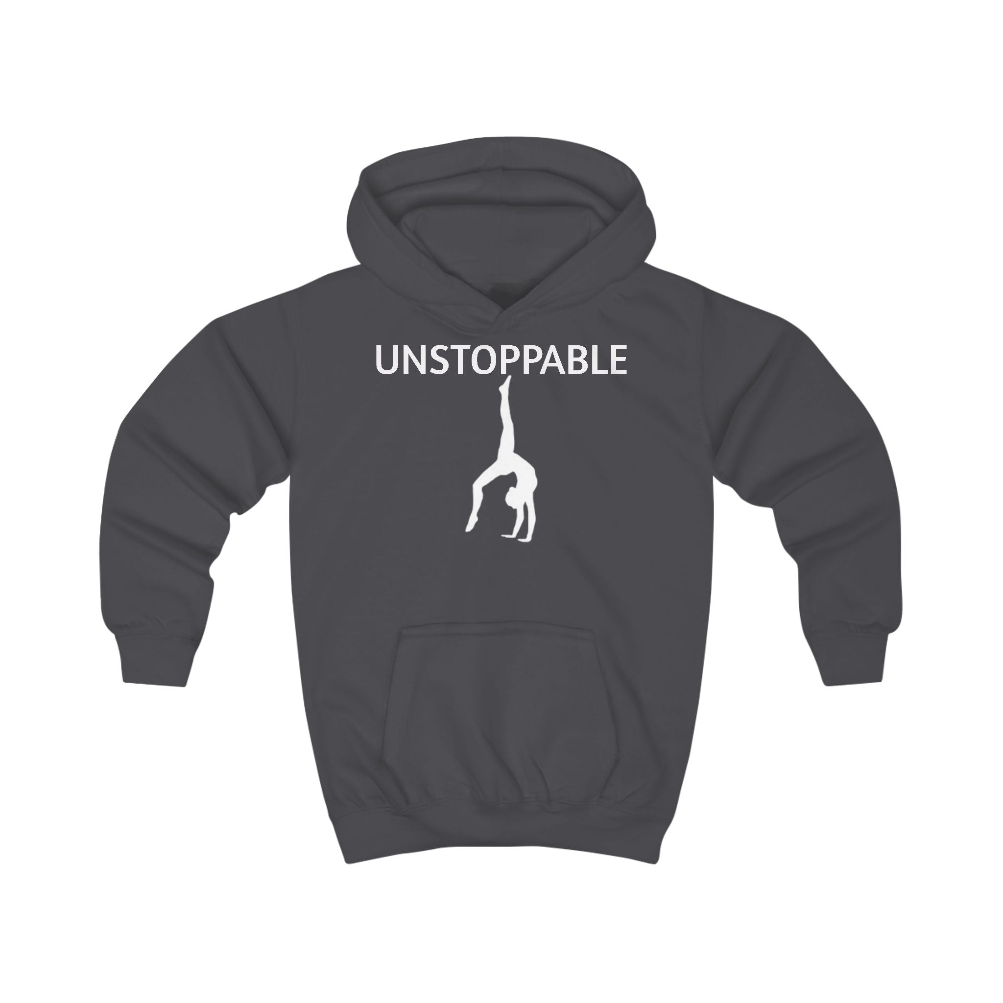 Kids Hoodie — Cute Minimal White Pullover