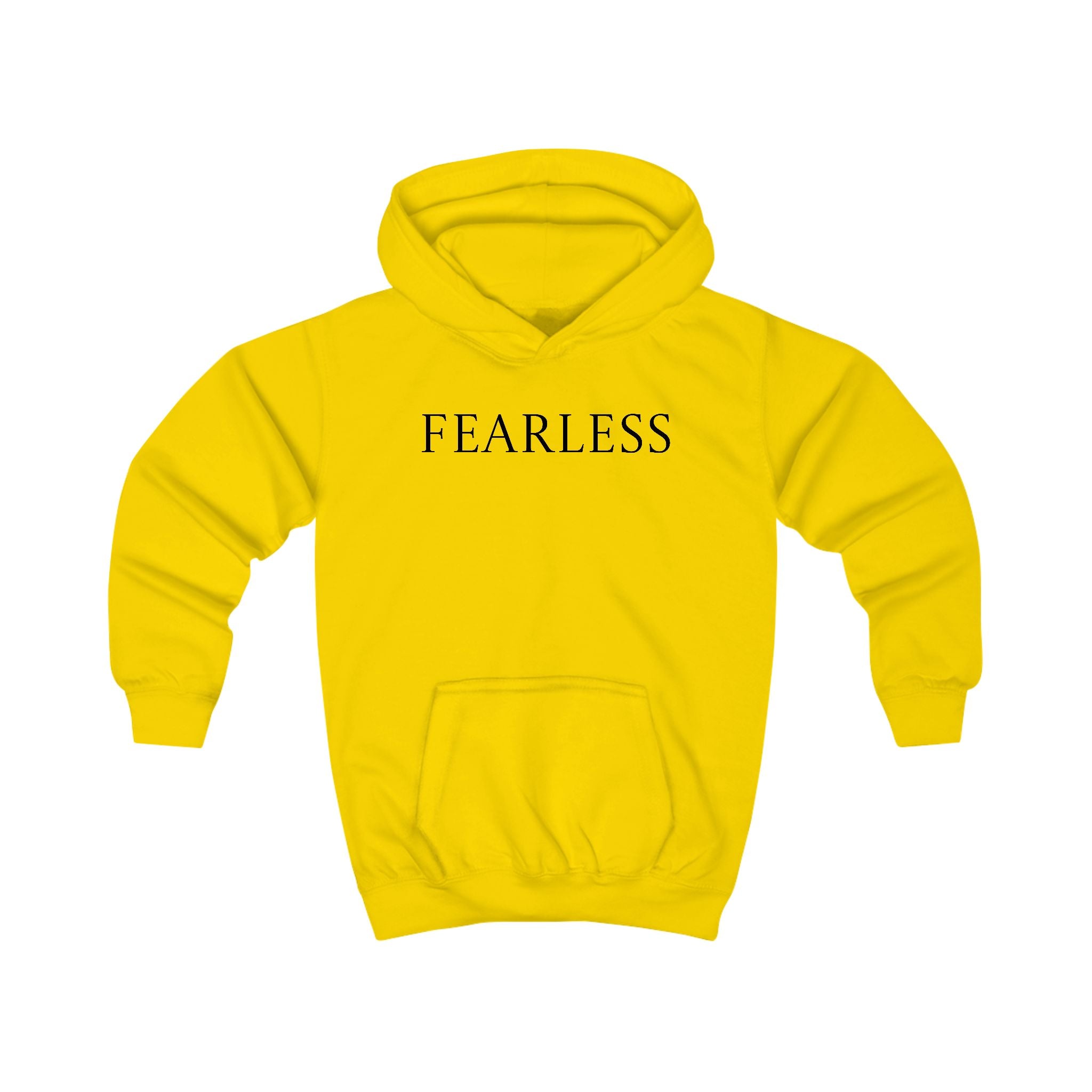Fearless Kids Hoodie — Gymnast Silhouette Sweatshirt for Girls & Boys