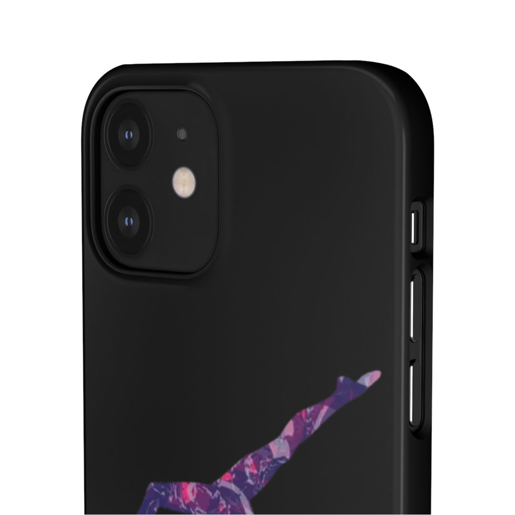 Gymnast Phone Case — Purple Galaxy Gymnastics Snap Case