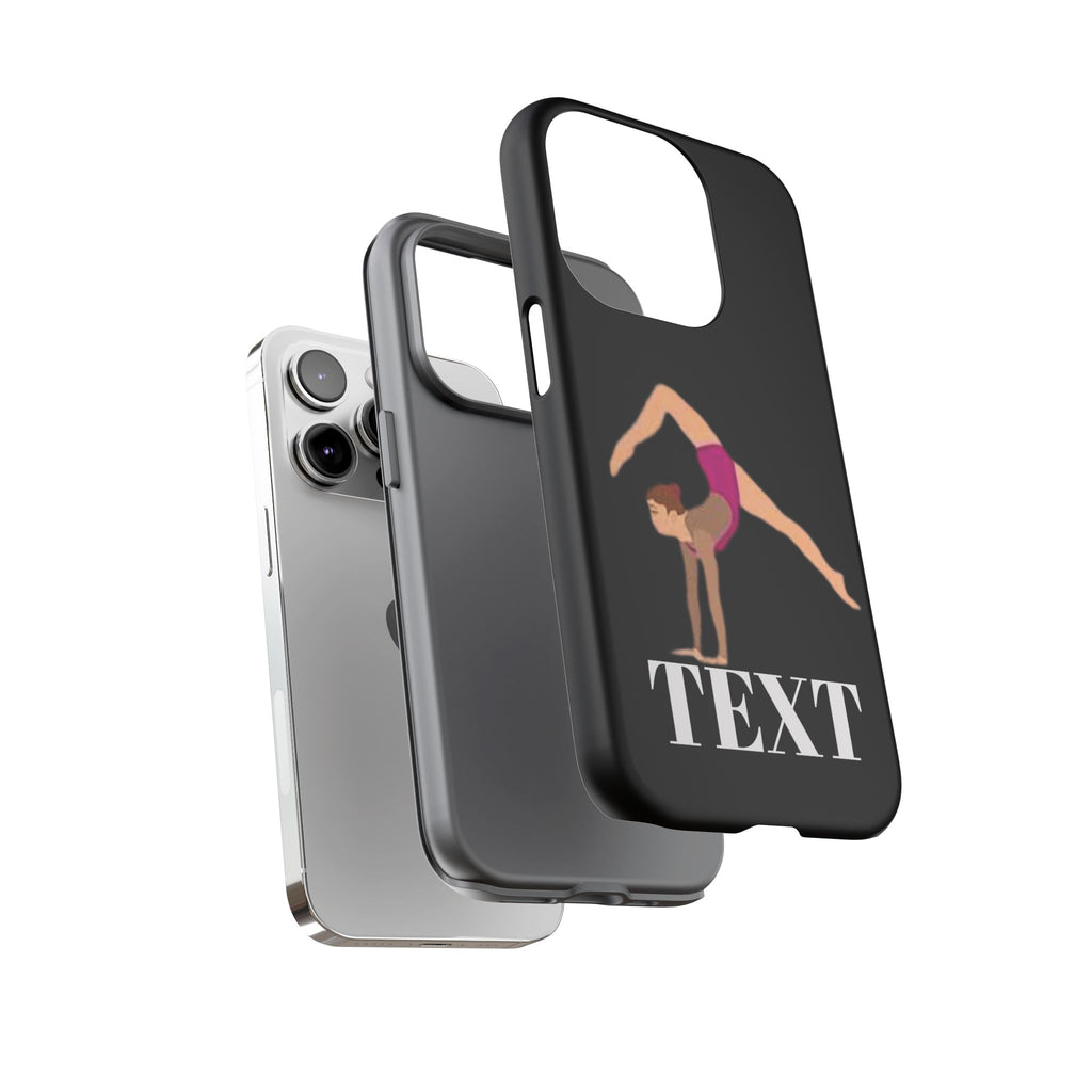 Gymnast Phone Case — Personalized TEXT Design