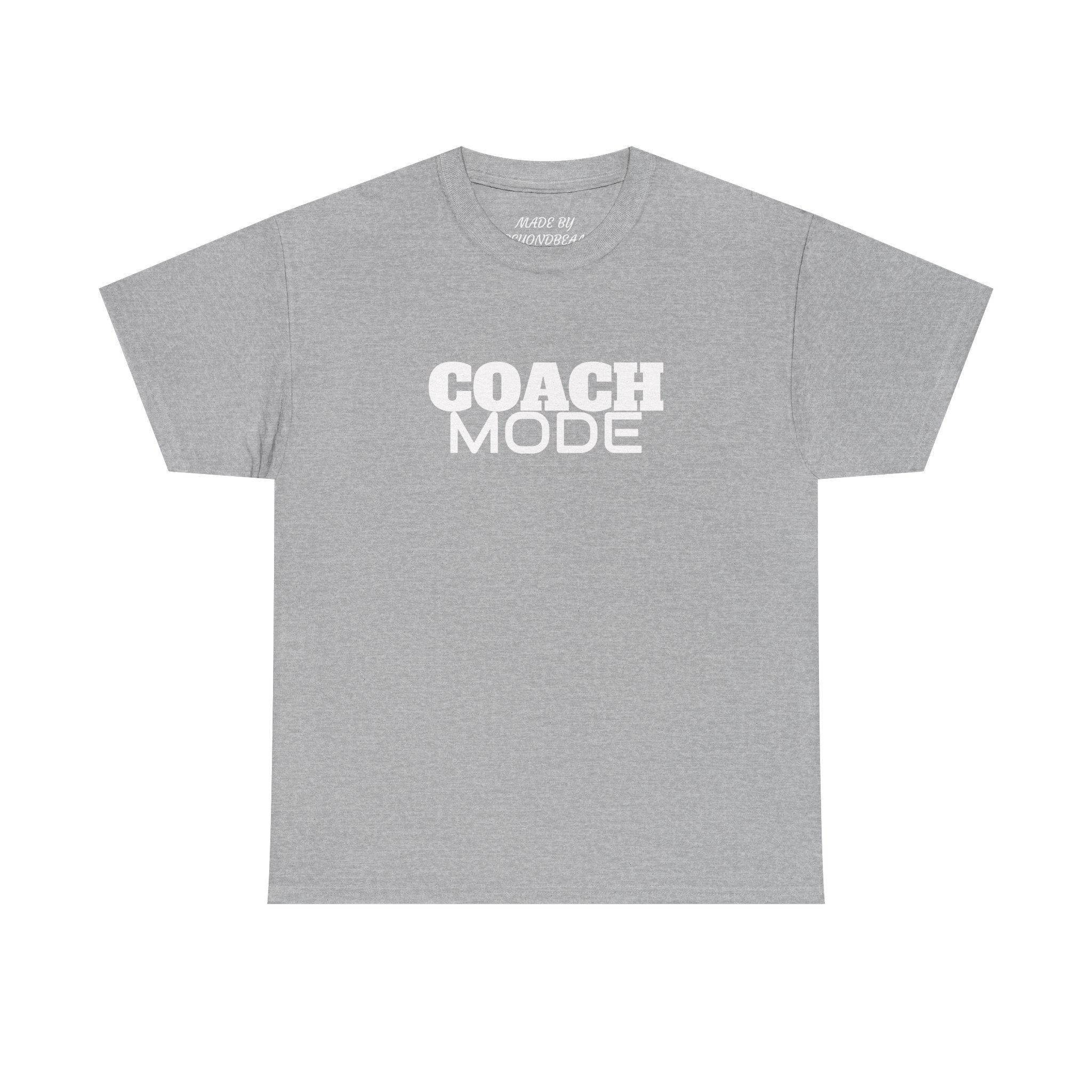 Adults 'Coach Mode' Tee — Classic Cotton T-Shirt