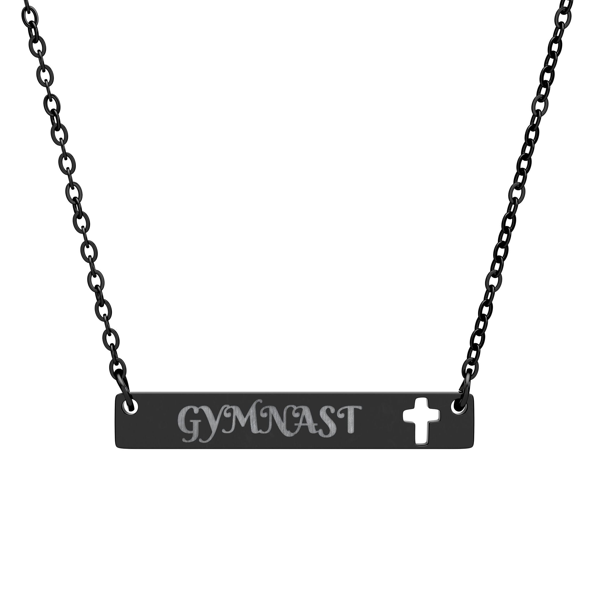 Gymnast Cross Bar Necklace