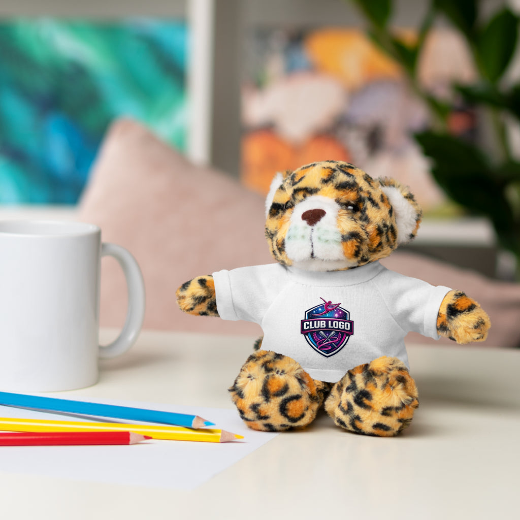 Custom Logo Teddy Bear with Personalized Tee — Plush Gift for Events