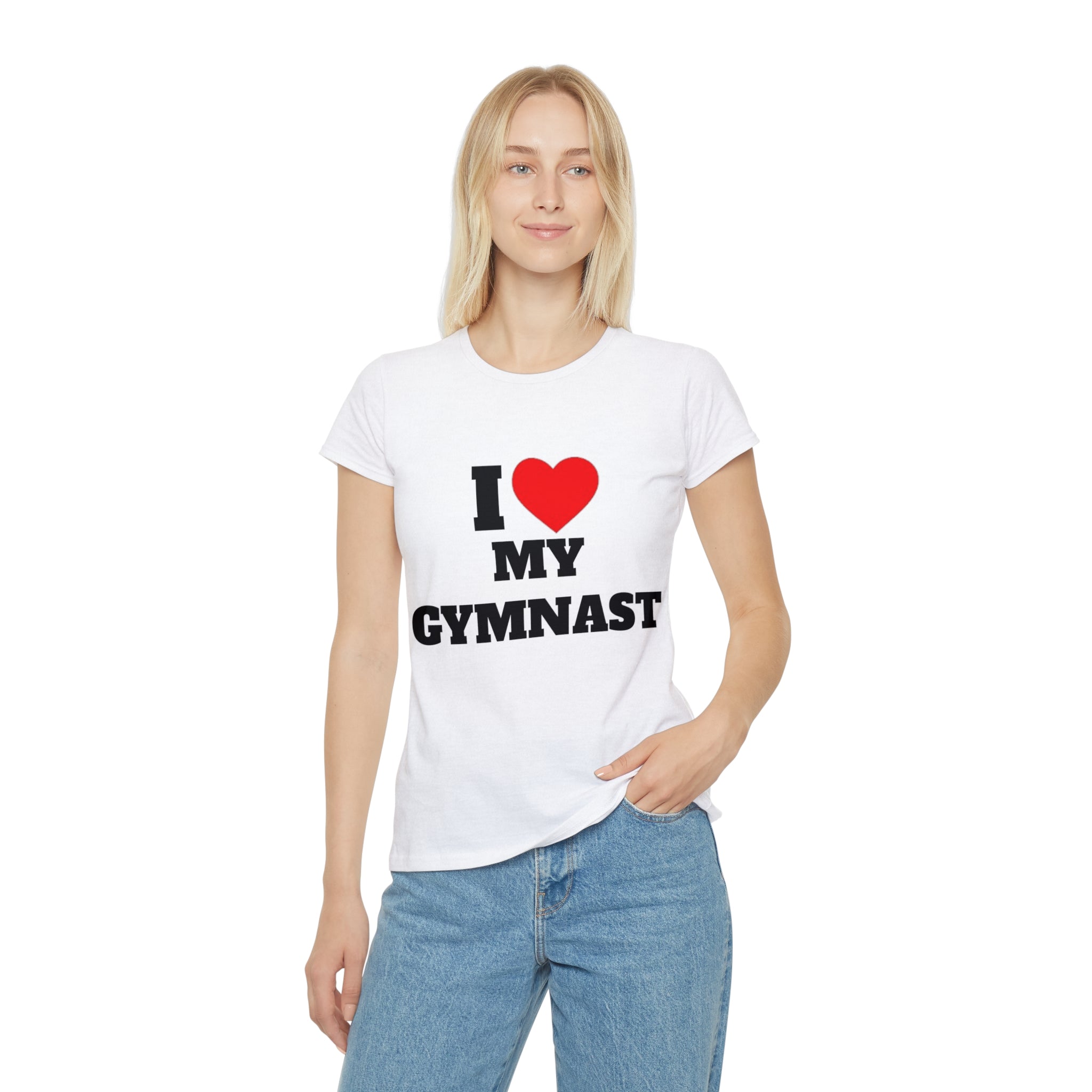 I  My Gymnast T-Shirt — Women’s Gymnastics Fan Tee (Adults)