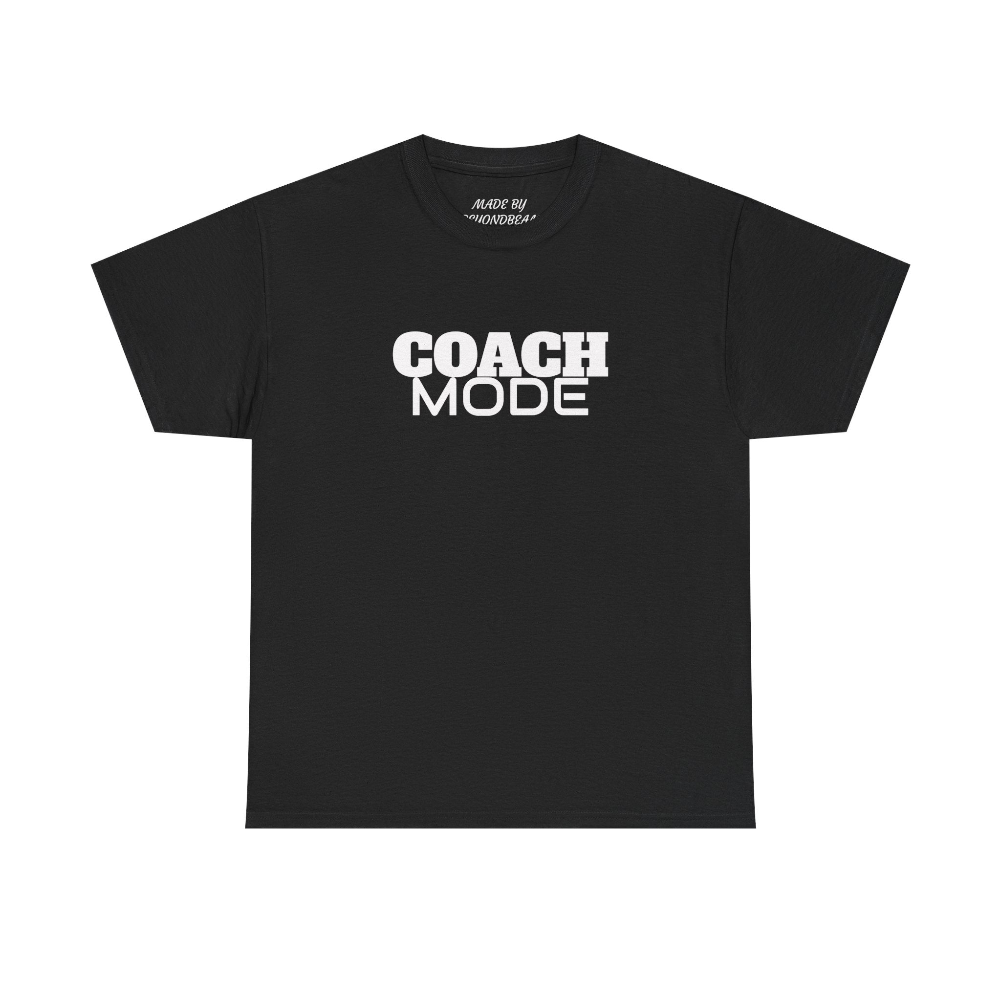 Adults 'Coach Mode' Tee — Classic Cotton T-Shirt