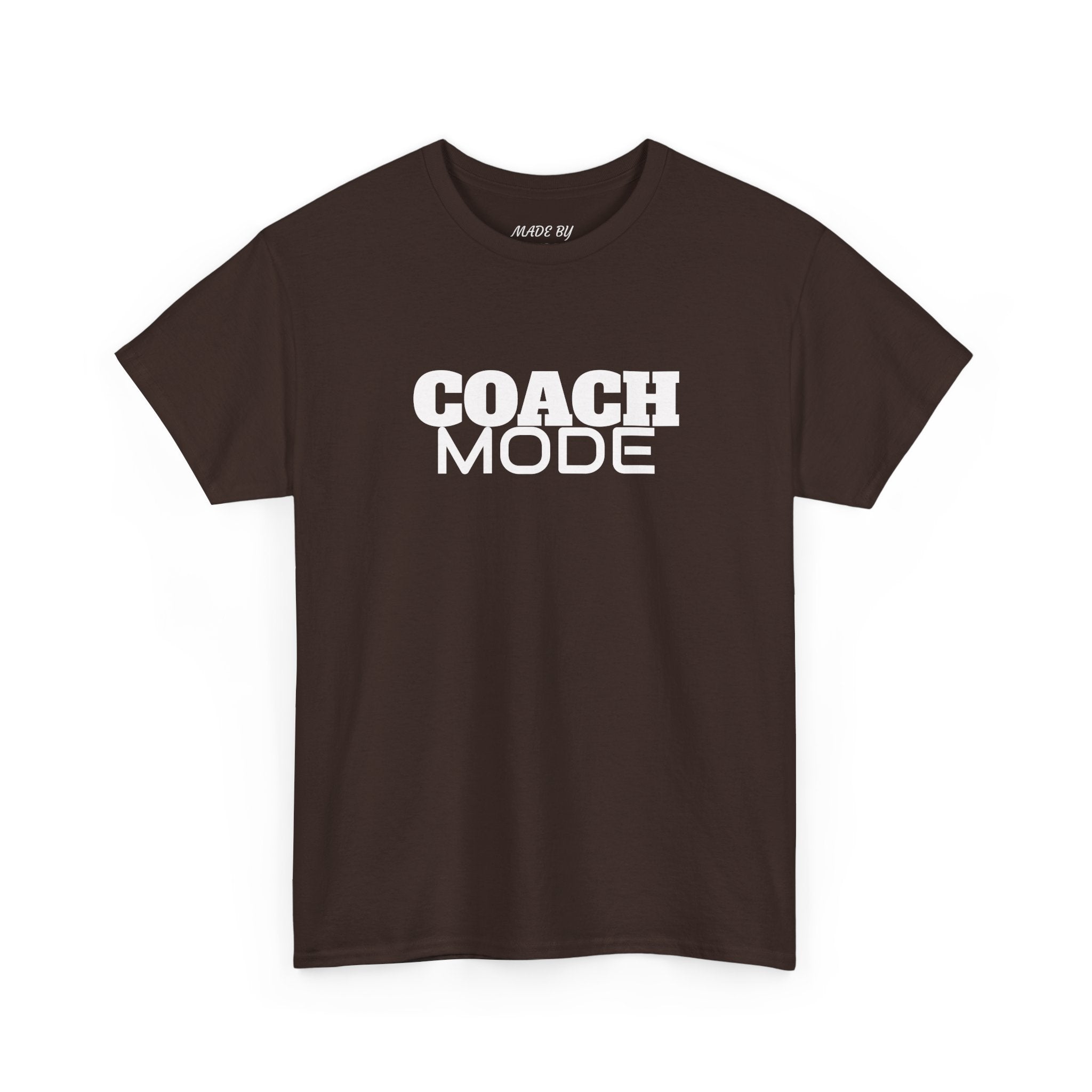 Adults 'Coach Mode' Tee — Classic Cotton T-Shirt