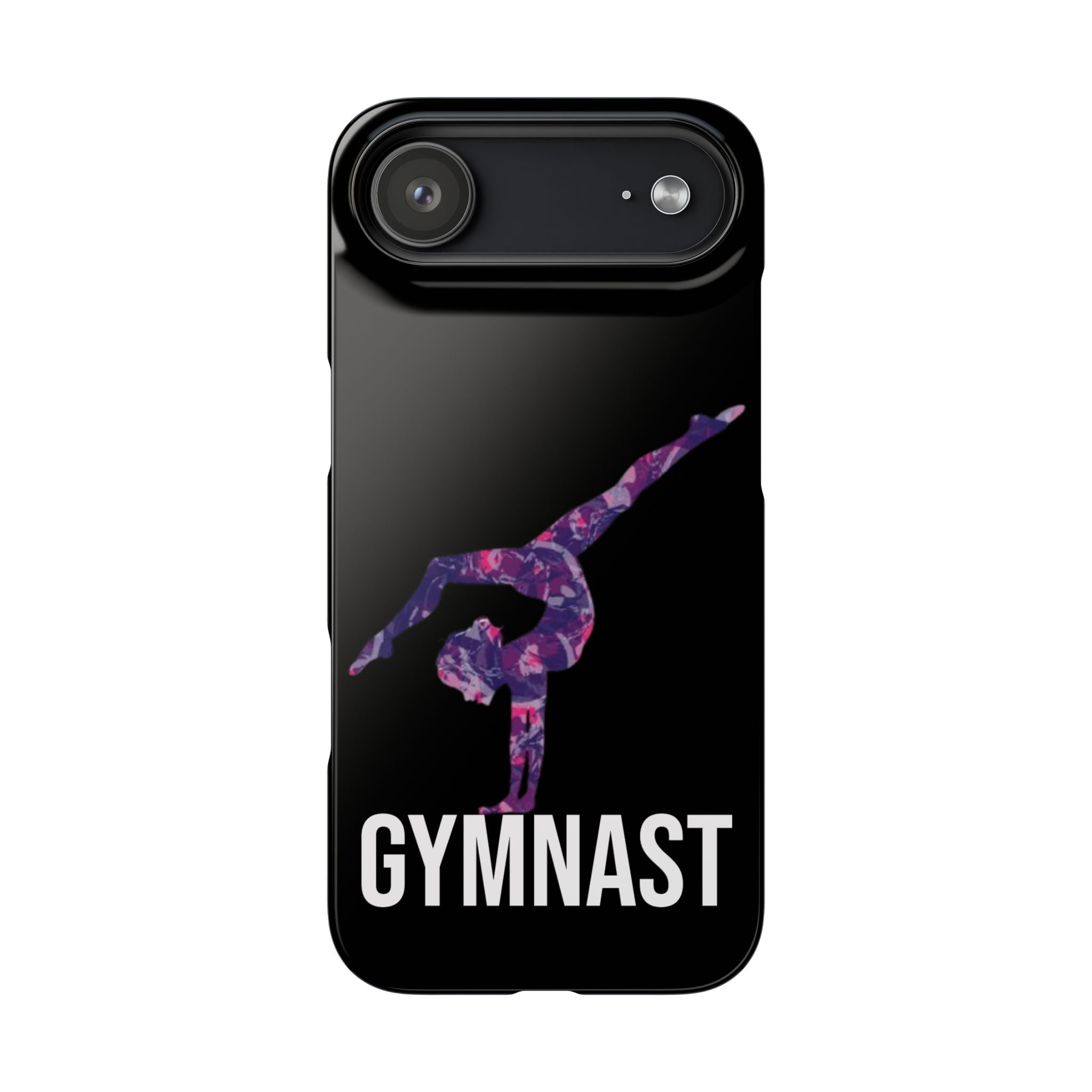 Gymnast Phone Case — Purple Galaxy Gymnastics Snap Case