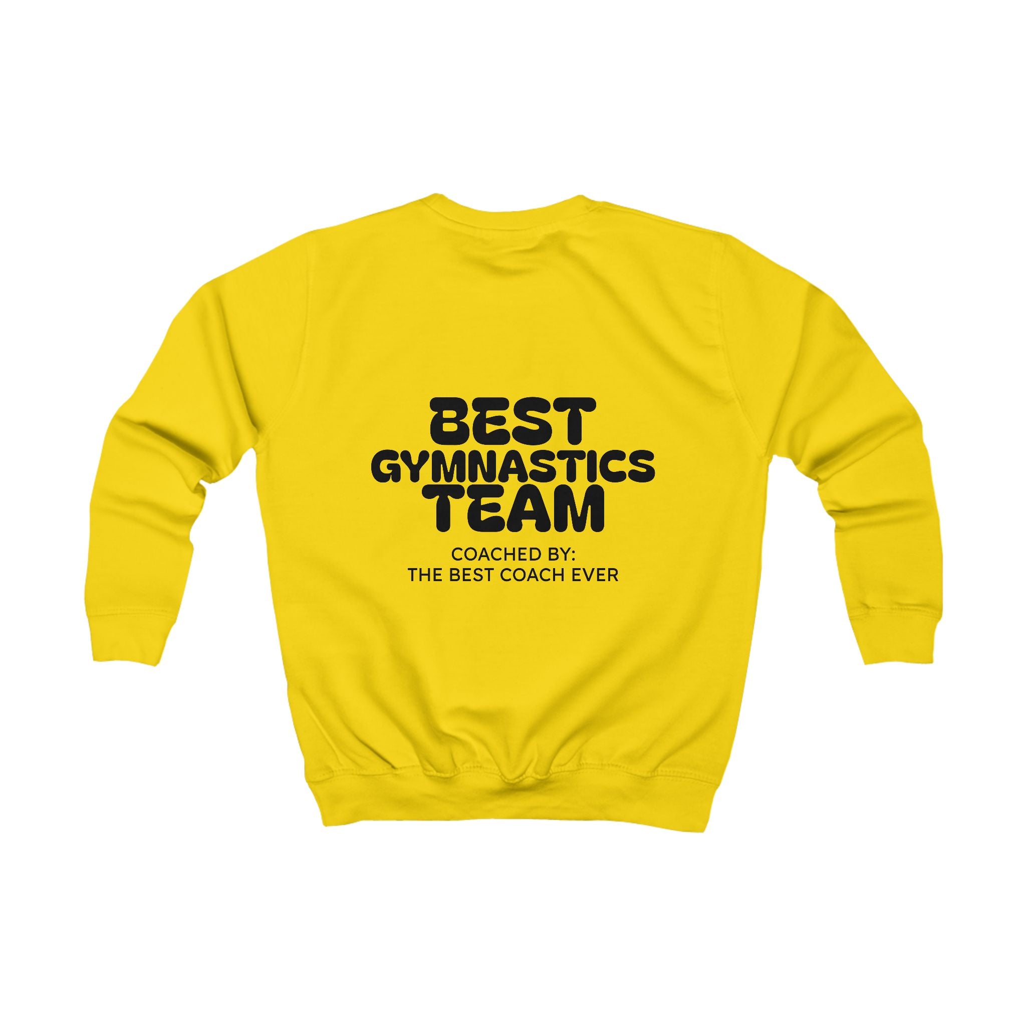 Kids Sweatshirt — "Best Gymnastics Team" (Kids)
