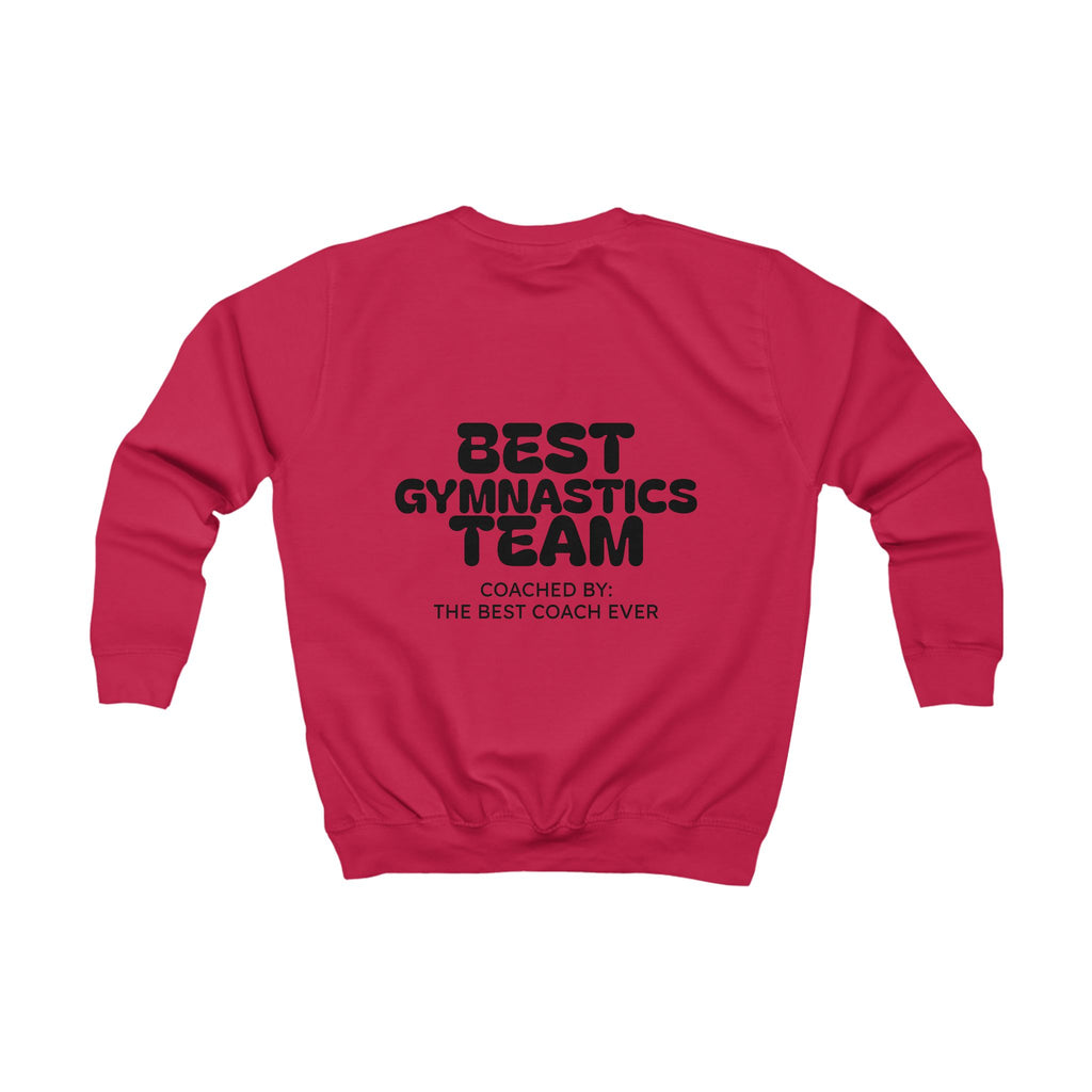 Kids Sweatshirt — "Best Gymnastics Team" (Kids)