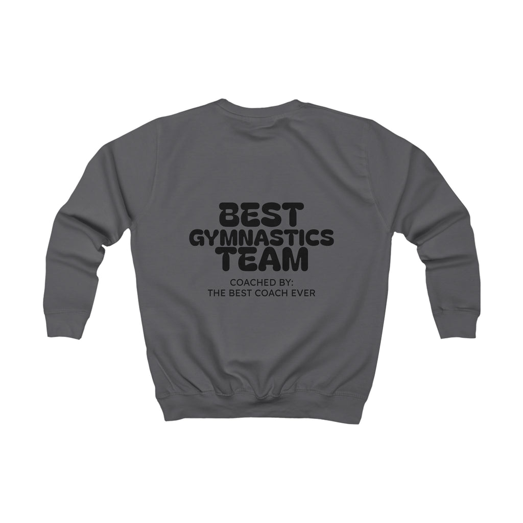 Kids Sweatshirt — "Best Gymnastics Team" (Kids)