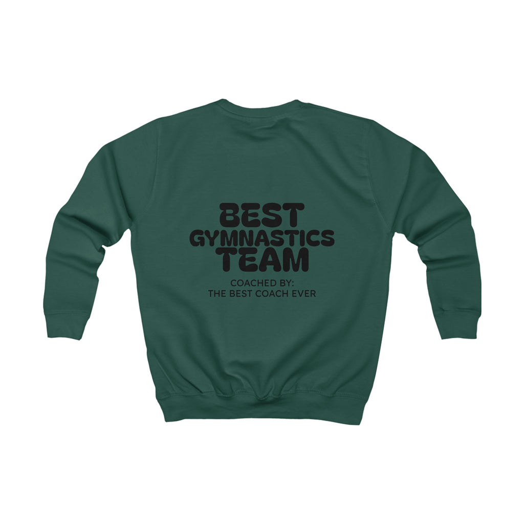 Kids Sweatshirt — "Best Gymnastics Team" (Kids)