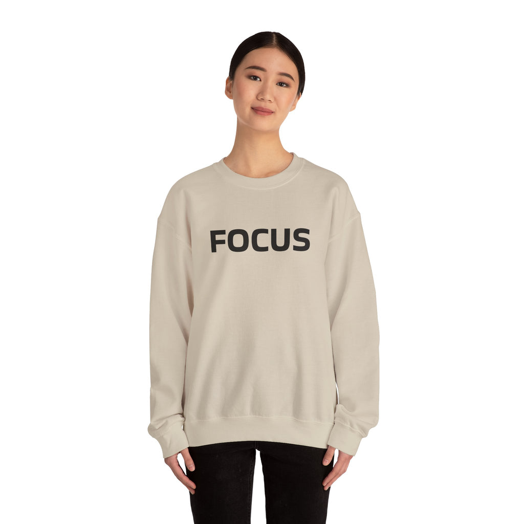 FOCUS Gymnastics Crewneck Sweatshirt — Balance Beam Silhouette (Adults)