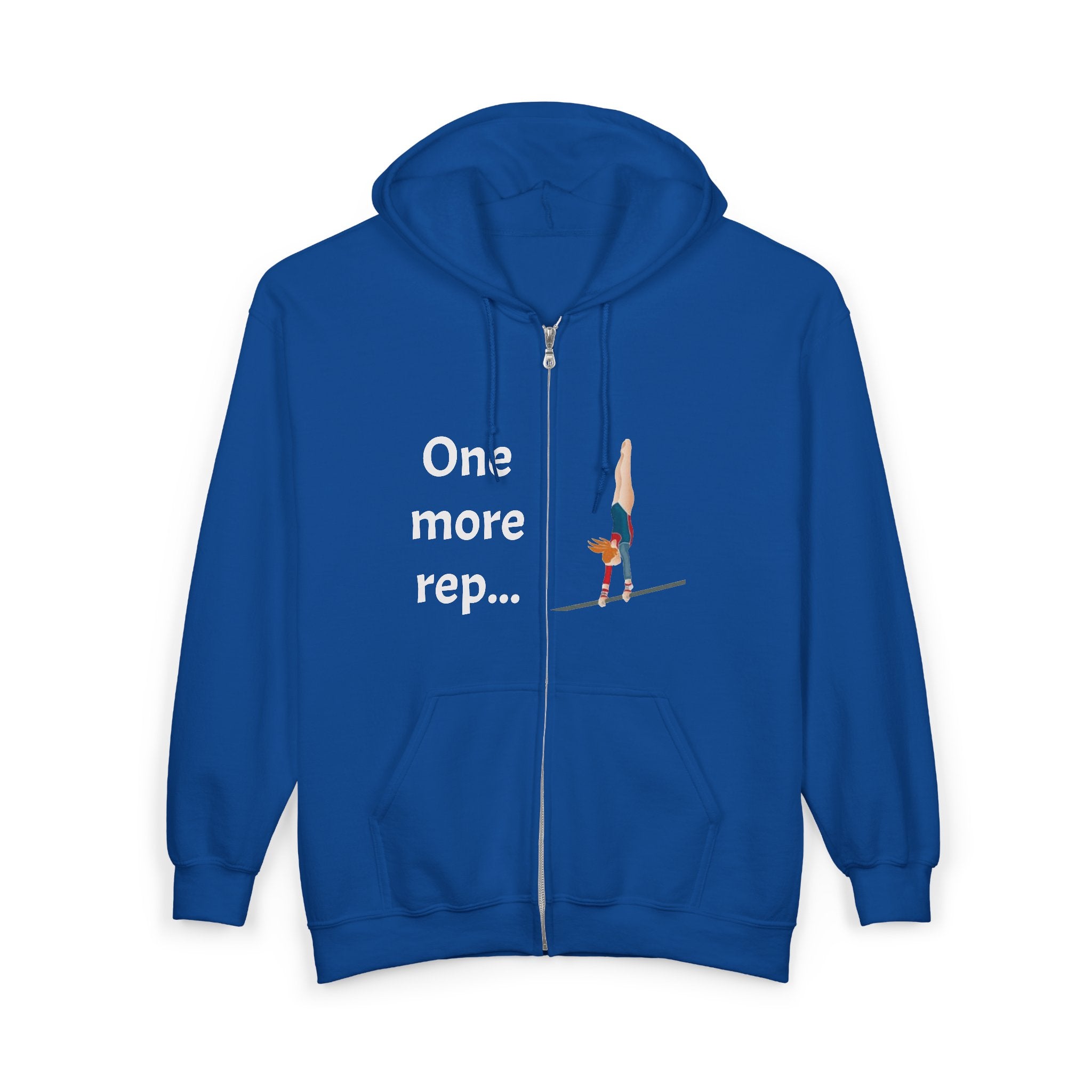 Gym Motivational Zip-Up Hoodie (Adults)