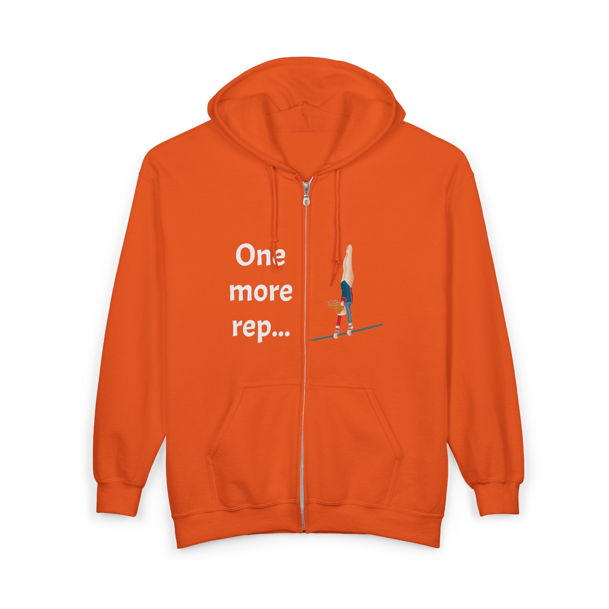 Gym Motivational Zip-Up Hoodie (Adults)