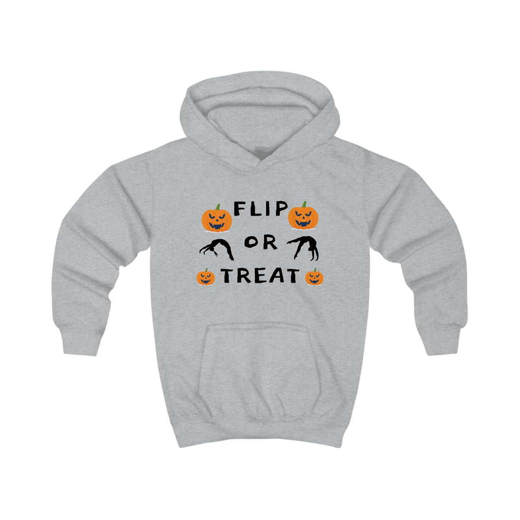 Halloween Kids Hoodie - Flip or Treat Sweatshirt (Kids)