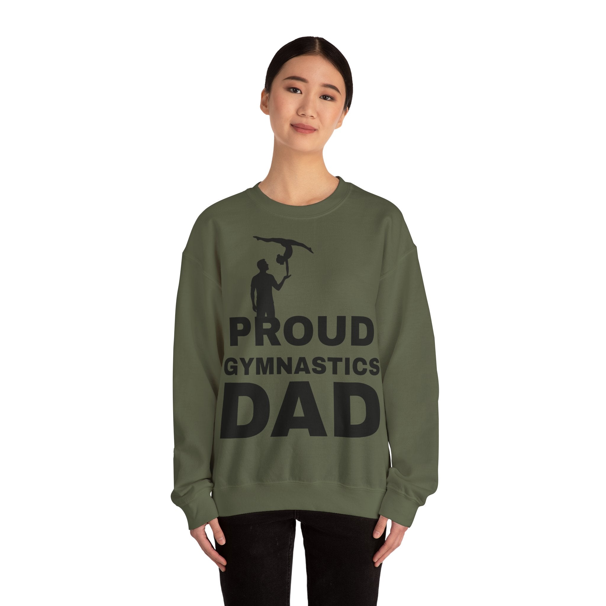Proud Gymnastics Dad Sweatshirt (Adults)