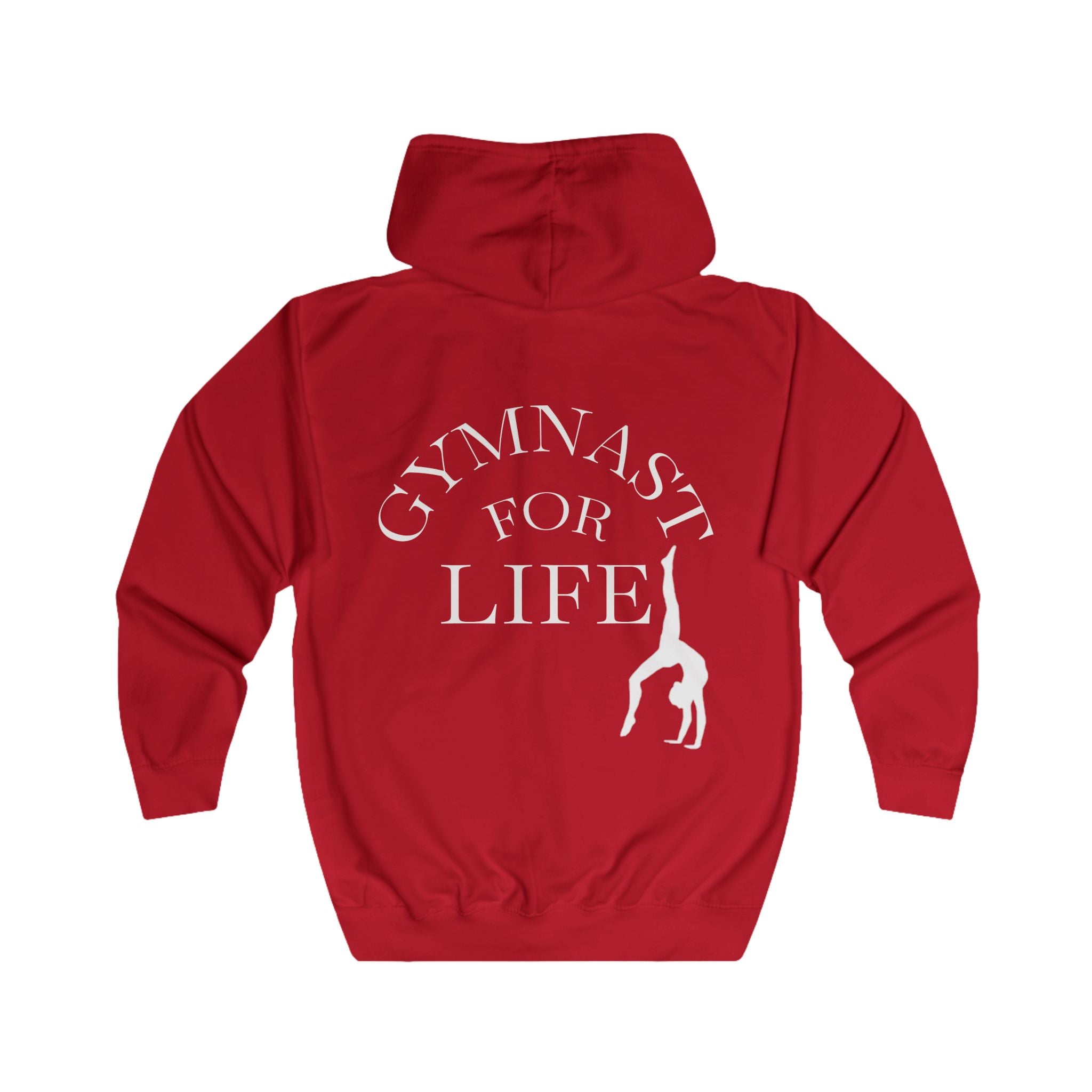 Gymnast for Life Full-Zip Hoodie (Adults)