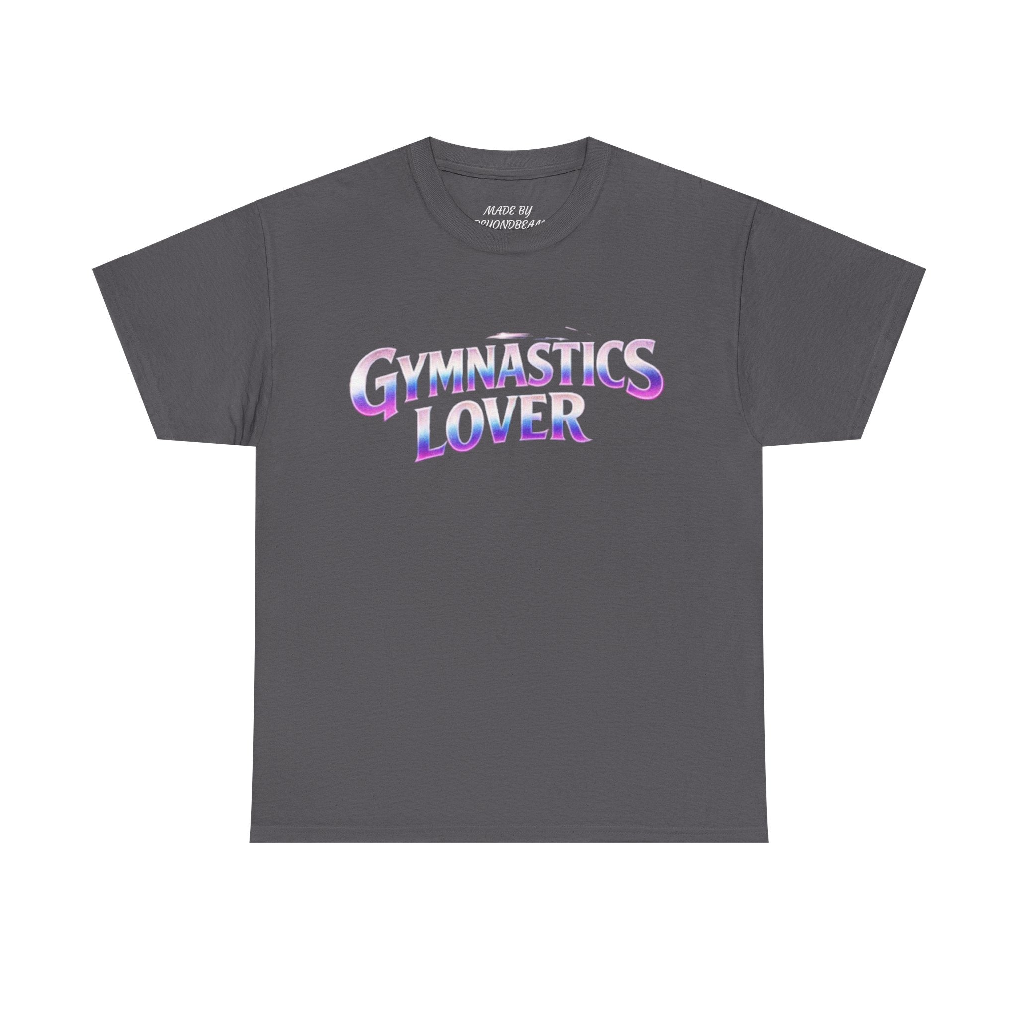 Adults Gymnastics Lover Tee — Retro Iridescent Graphic T-Shirt for Gymnastics Fans