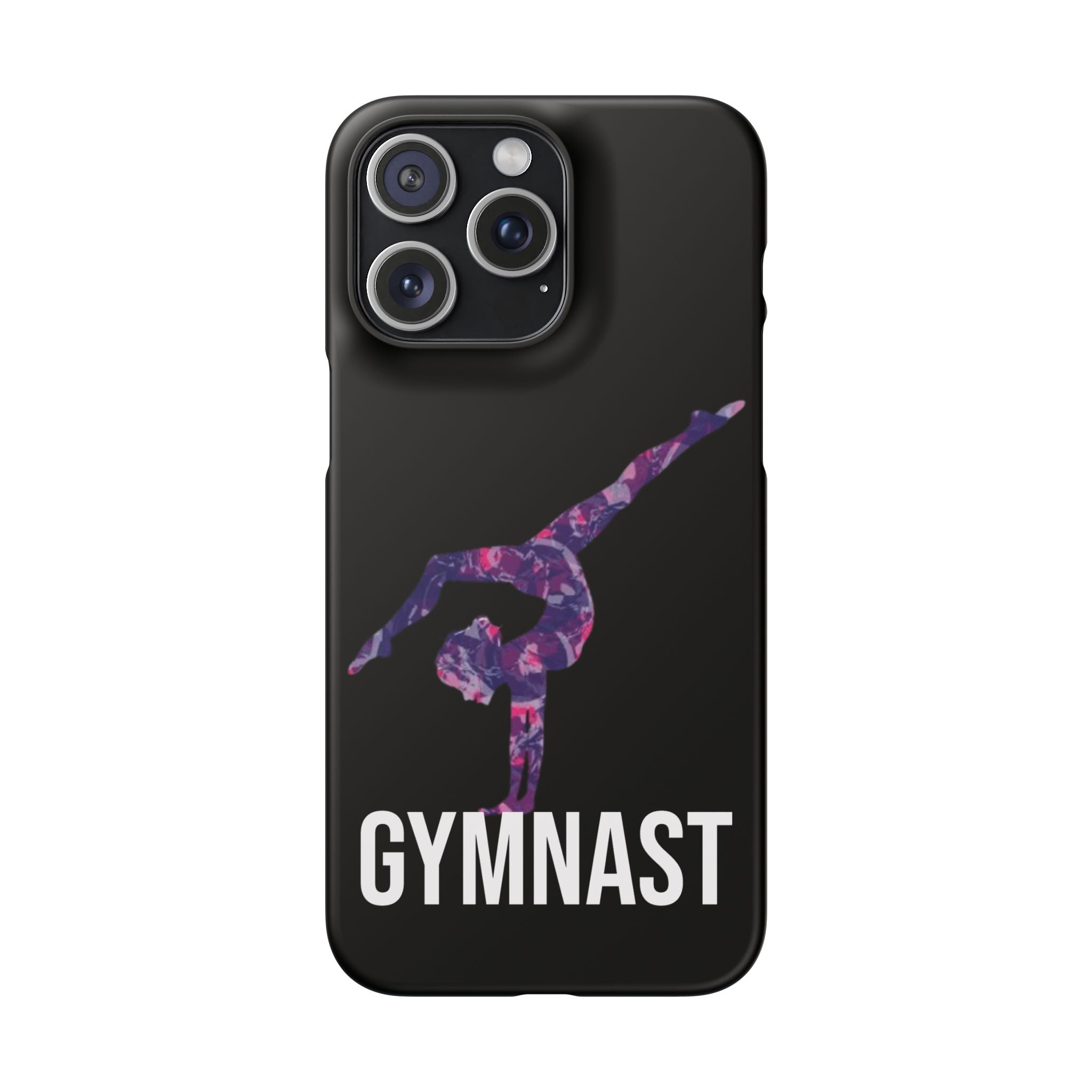 Gymnast Phone Case — Purple Galaxy Gymnastics Snap Case