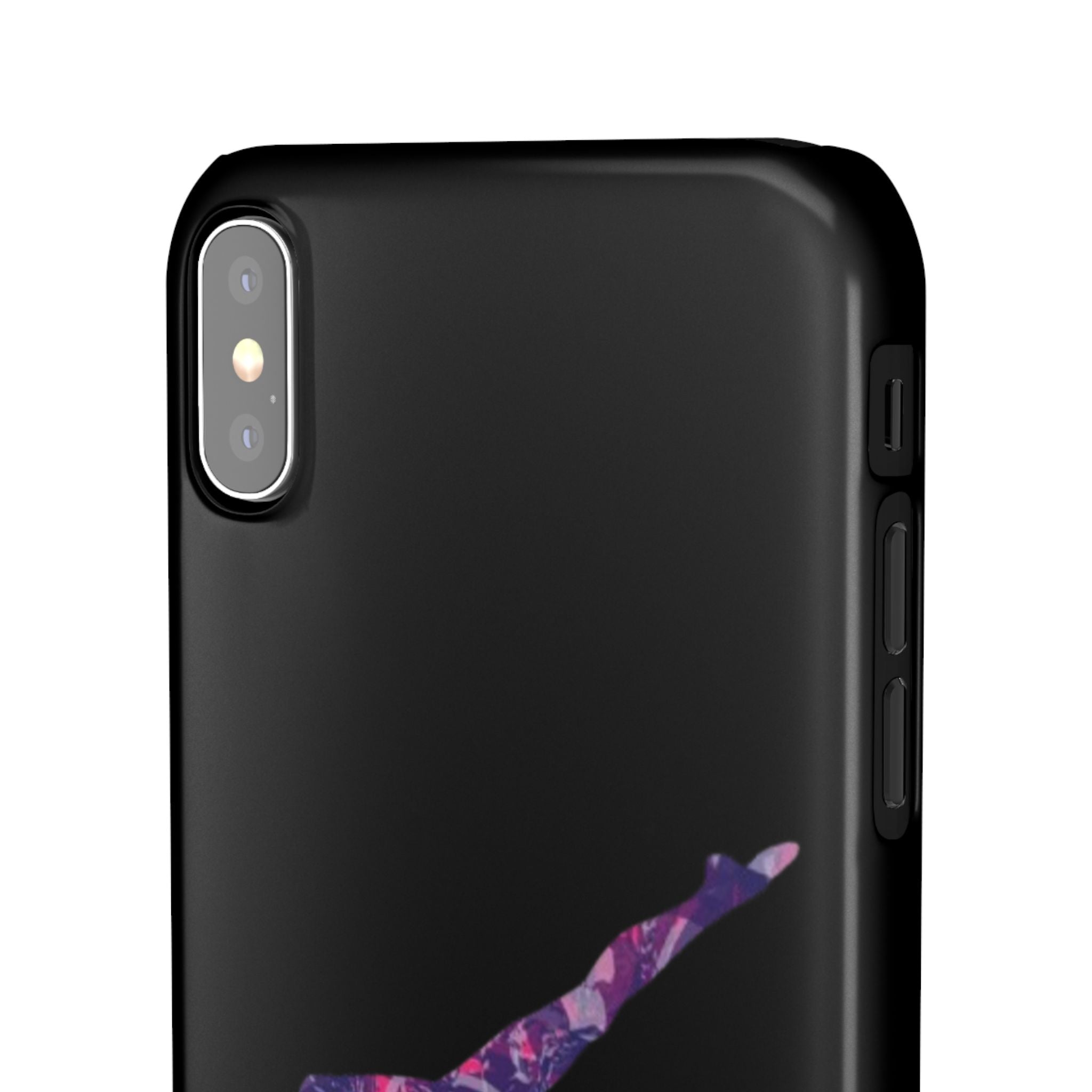 Gymnast Phone Case — Purple Galaxy Gymnastics Snap Case