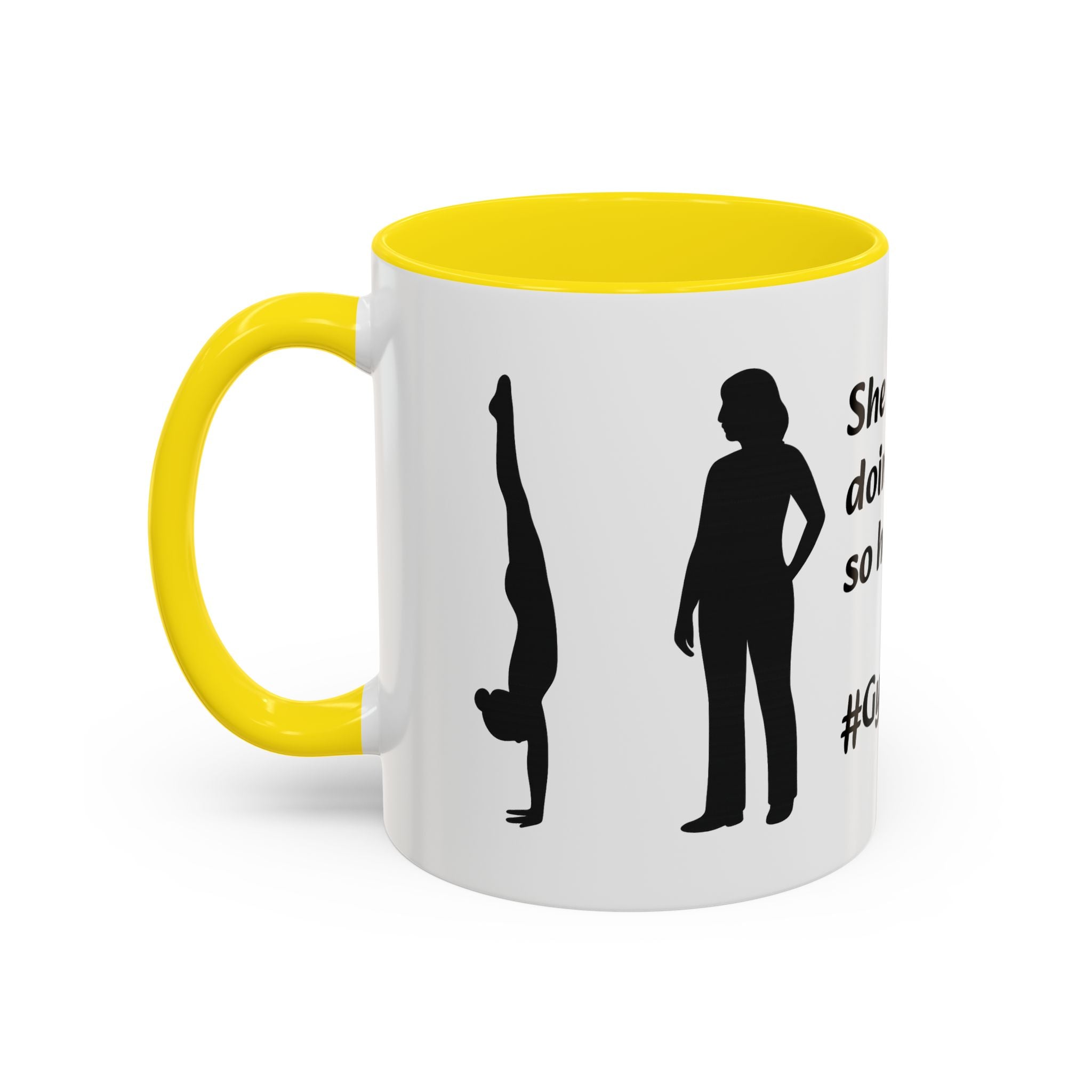 Gymnastics Mom Coffee Mug - Handstand Humor Mug