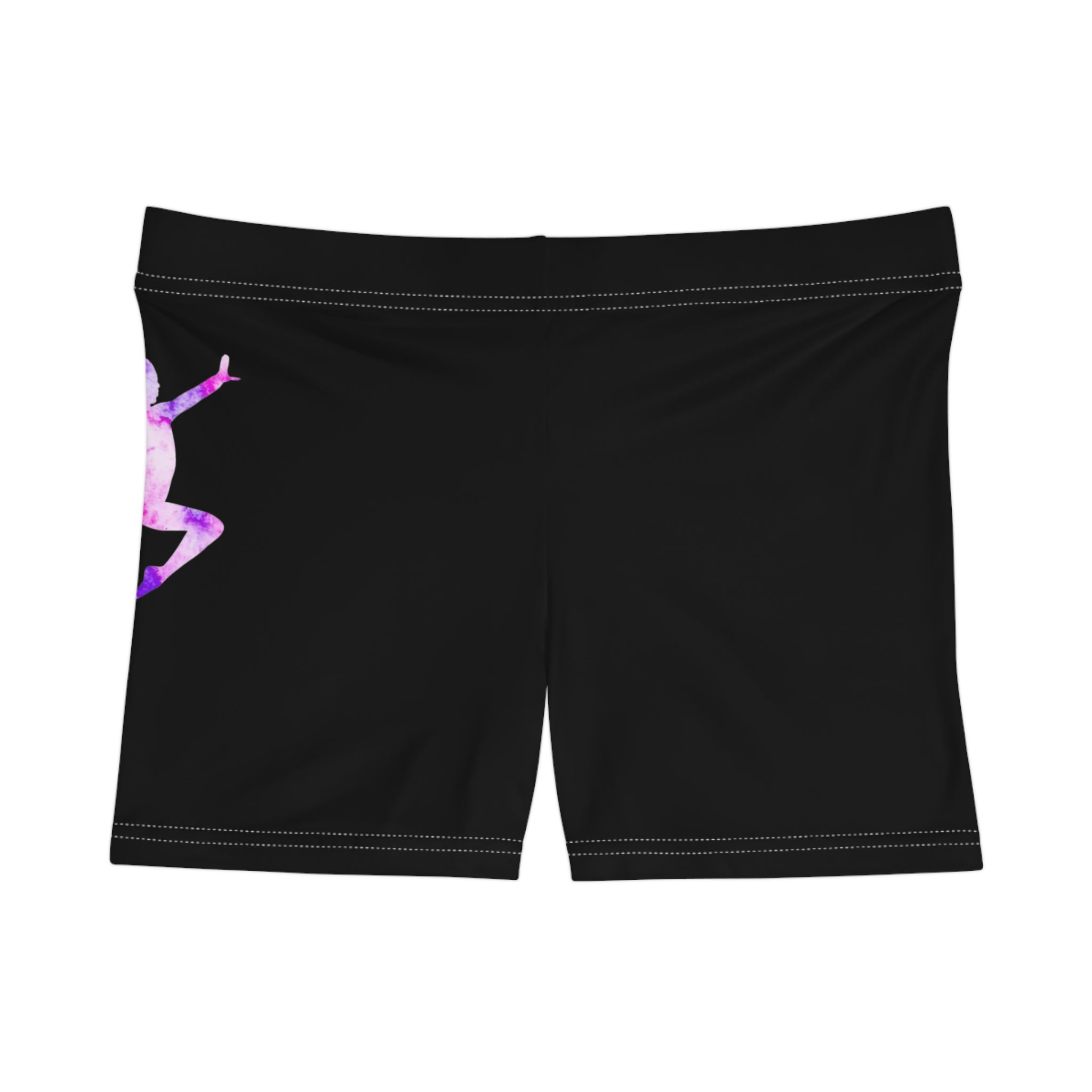 Pink Watercolor Gymnast Women's Shorts - Active Shorts (Adults)