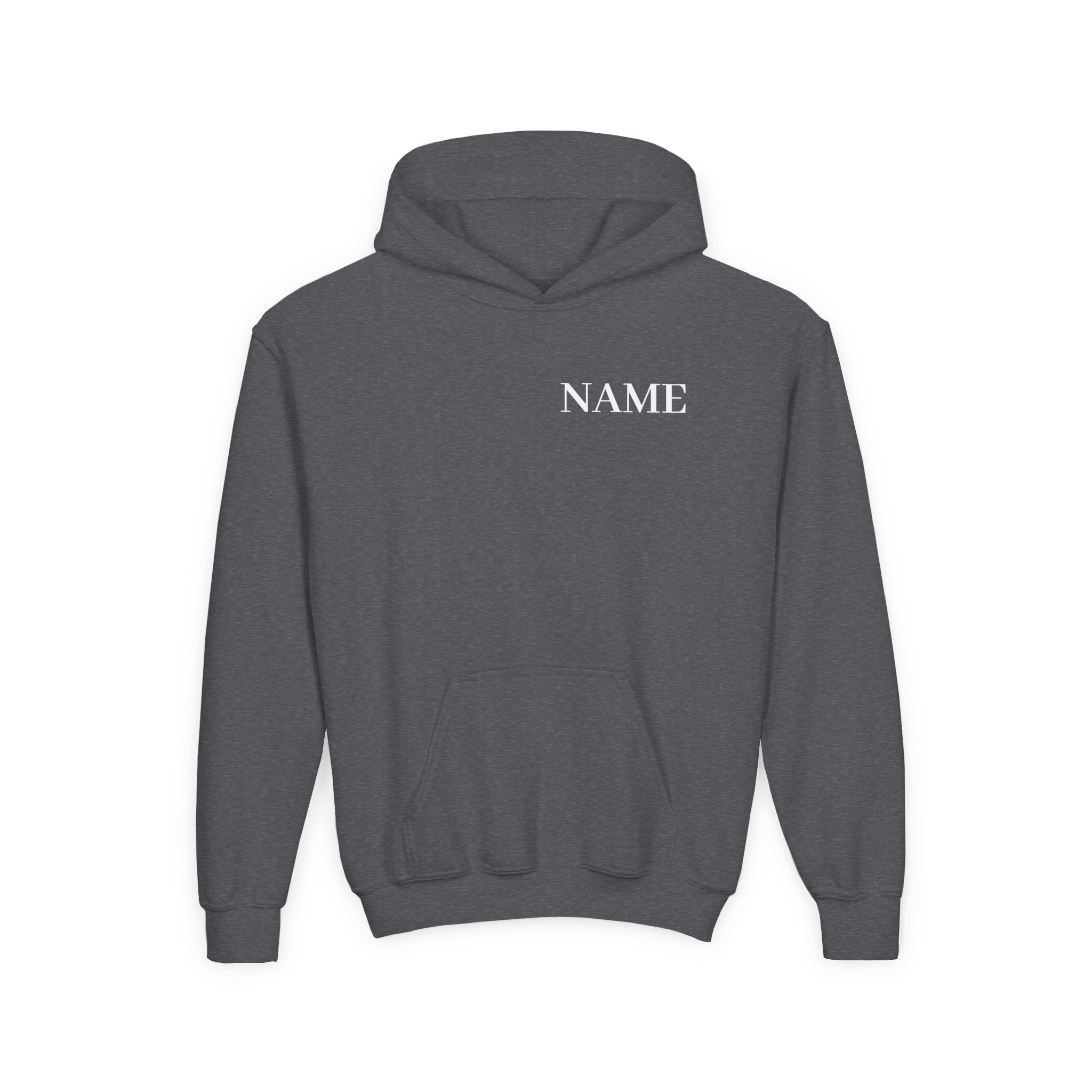 Gymnast Definition Youth Hoodie — Personalized 'NAME' Back-Print Sweatshirt