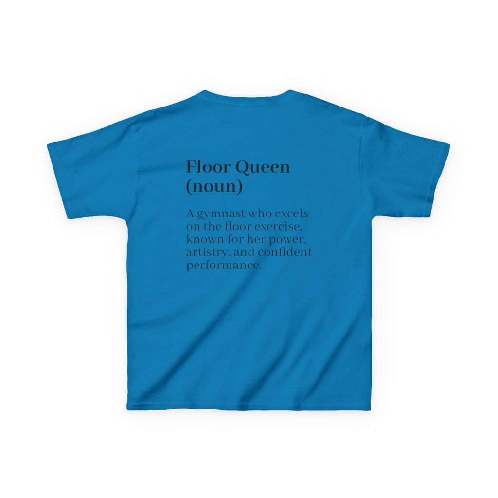 Custom Kids Tee — "Floor Queen" Gymnast Definition Shirt (Custom Name)