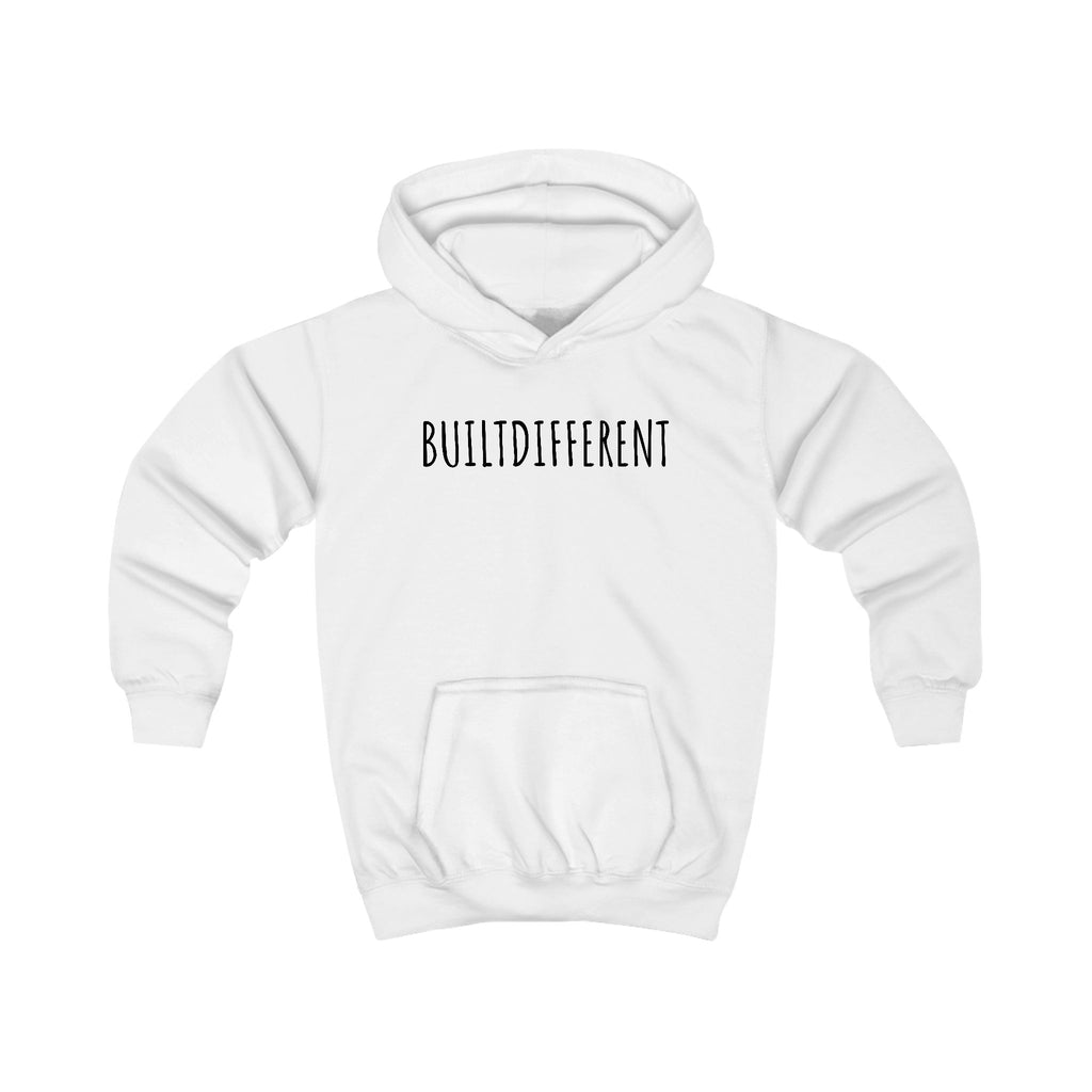 BuiltDifferent Kids Hoodie — Gymnast Silhouette Kids Sweatshirt