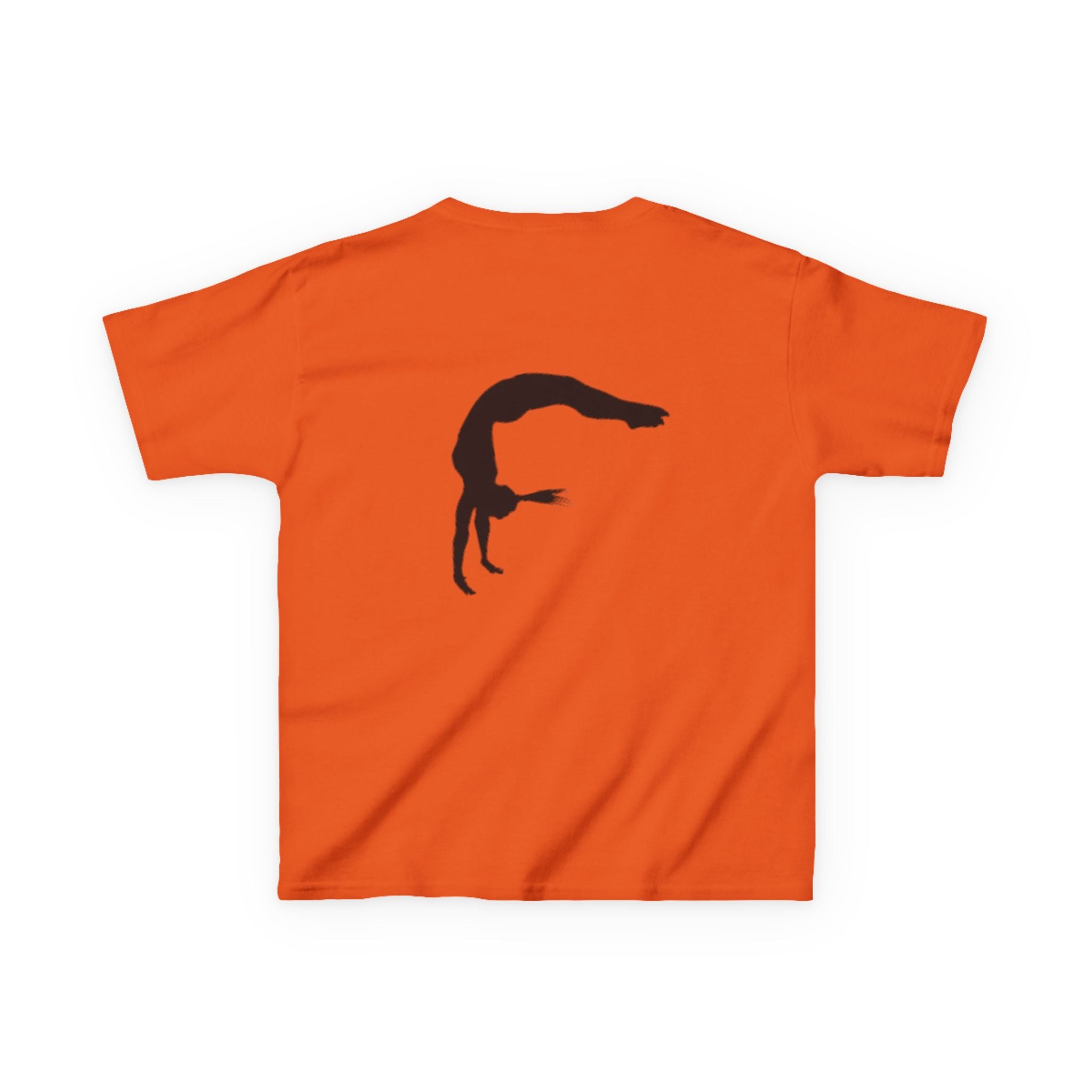 Kids Tee - FEARLESS Gymnastics Shirt with Back Silhouette