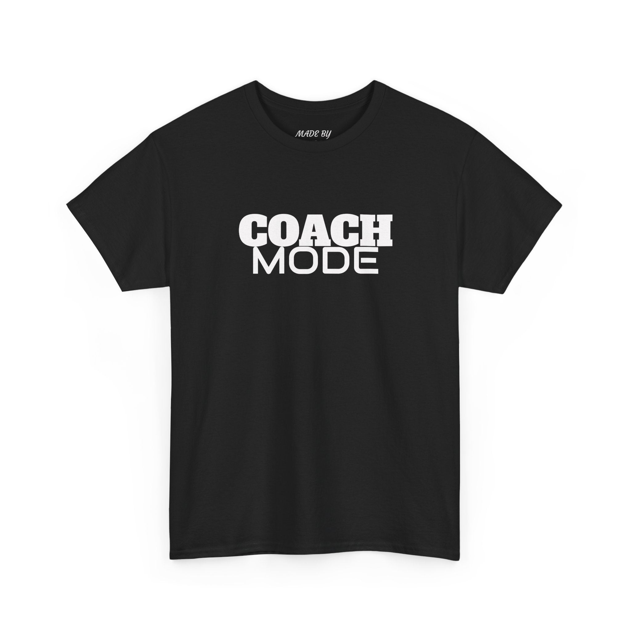 Adults 'Coach Mode' Tee — Classic Cotton T-Shirt