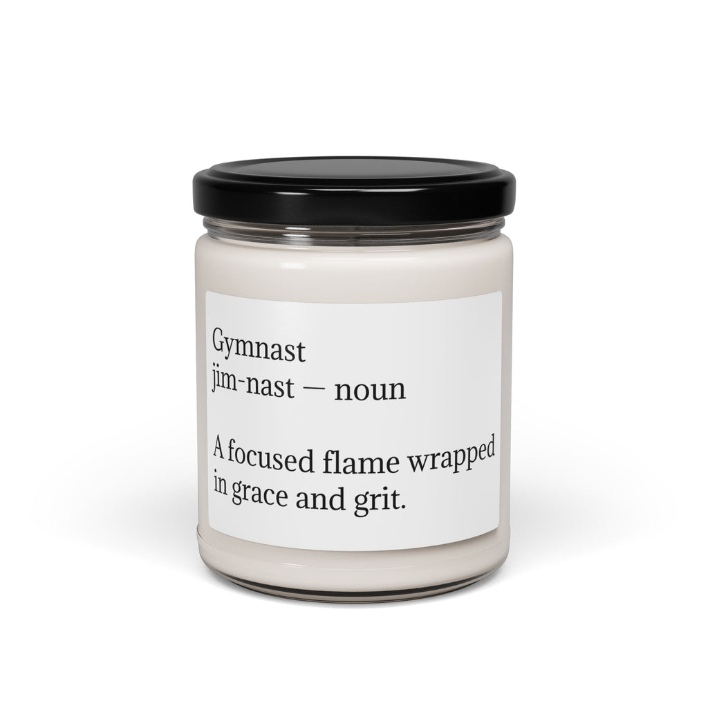 Gymnast Definition Scented Soy Candle — 9oz Inspirational Gift for Gymnasts