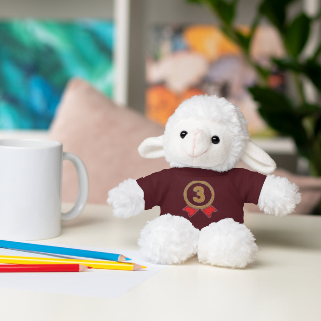 3rd Place Gymnastics Stuffed Animal with Gymnastics T-Shirt