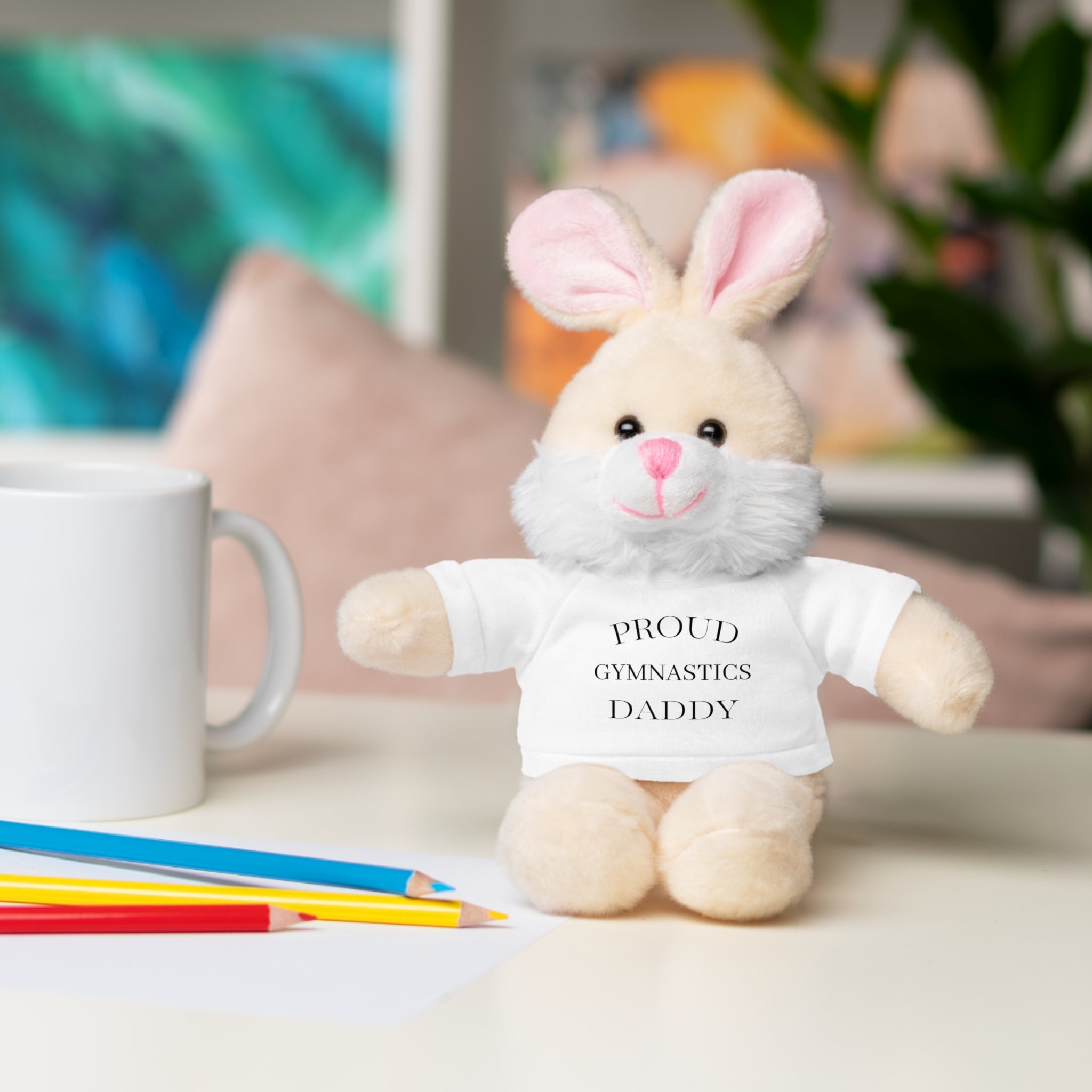 Proud Daddy Gymnastics Stuffed Animal