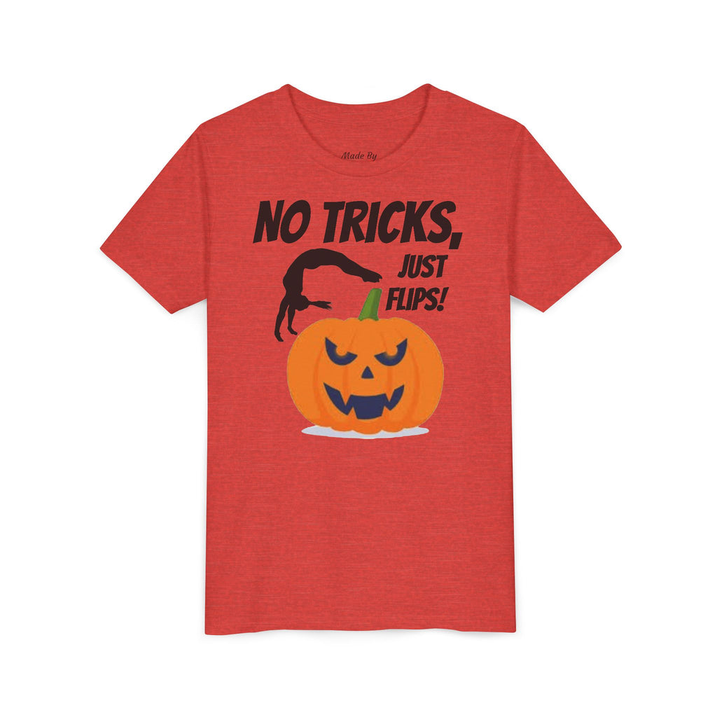 Halloween Kids Tee - No Tricks, Just Flips! (Kids)