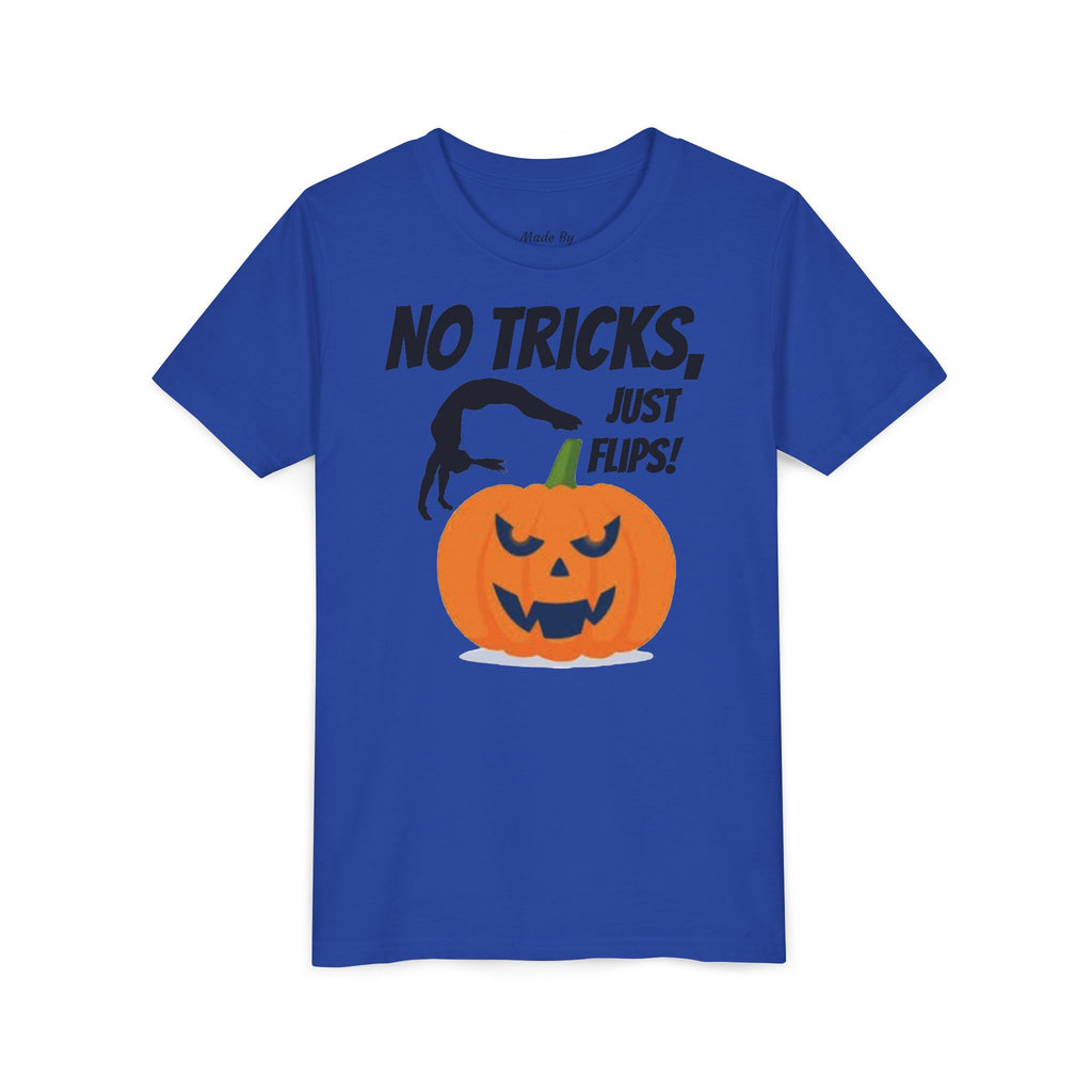 Halloween Kids Tee - No Tricks, Just Flips! (Kids)